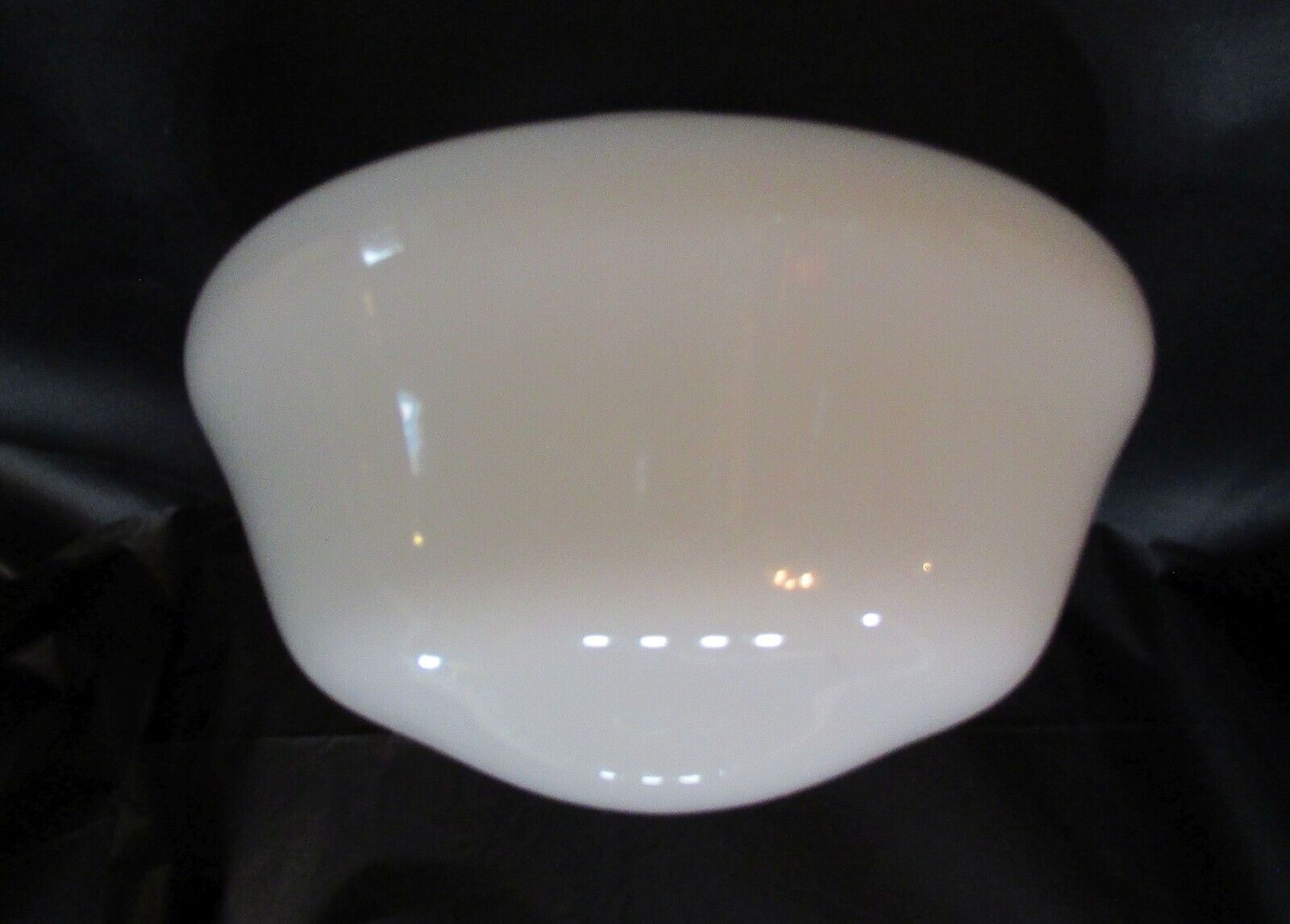 Antique 1930\'s White Glass Schoolhouse Ceiling Light Replacement 9\