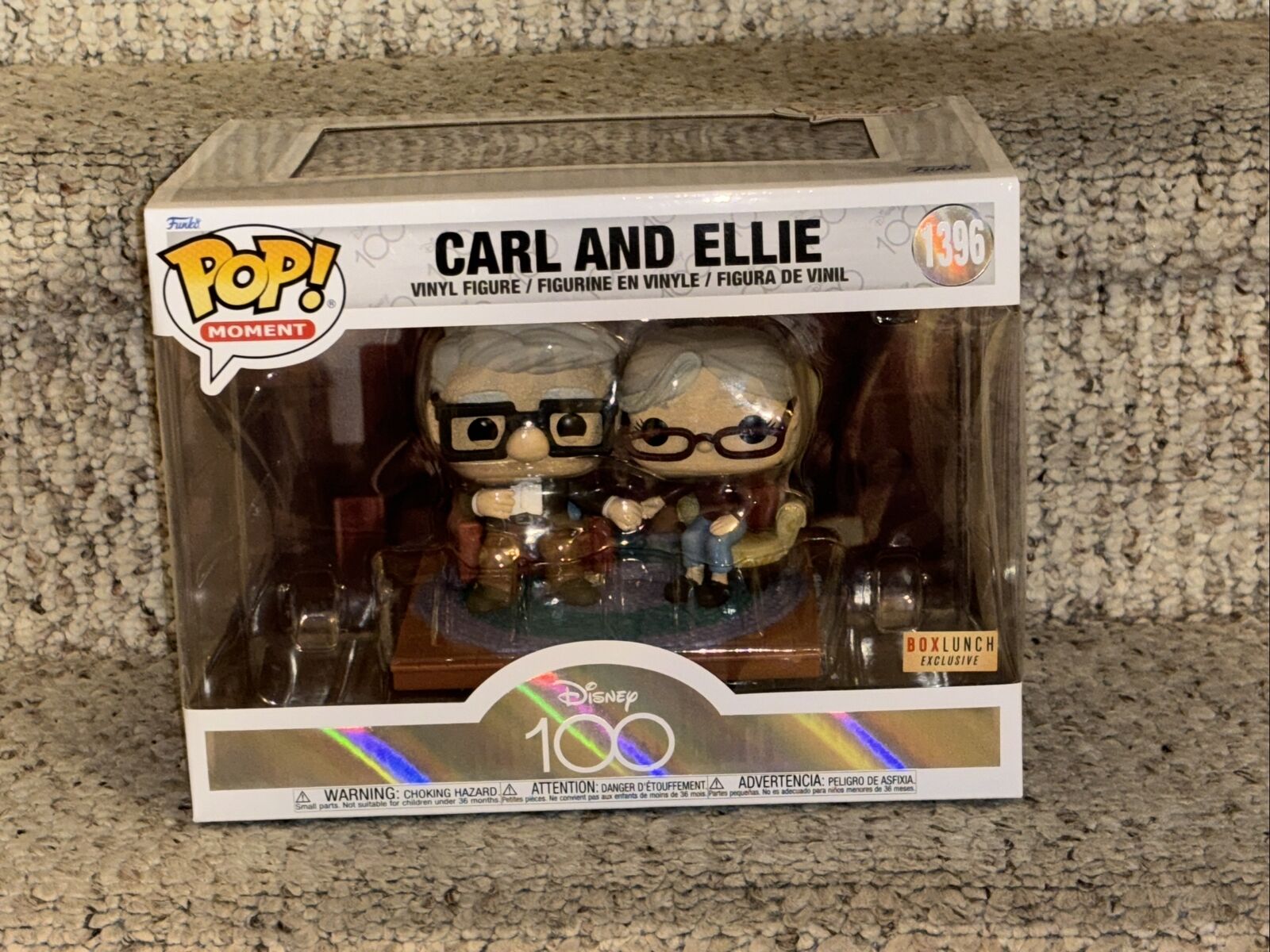 Funko Pop Disney100 Up Carl and Ellie (Old) Deluxe Moment Box Lunch Exclus 1396