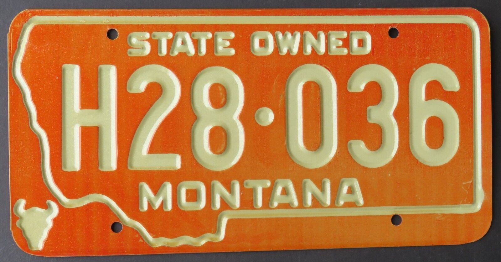 MONTANA STATE OWNED license plate  1973   PICK A NUMBER  single plate offered