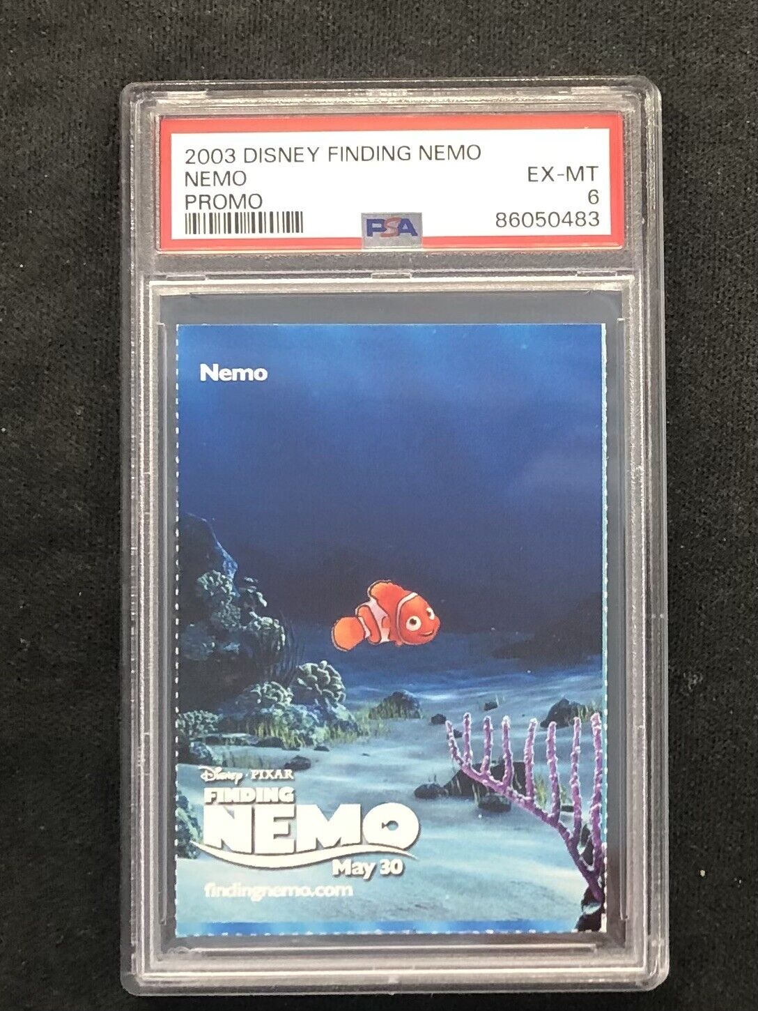PSA 6 NEMO 2003 Disney Finding Nemo Promo Card SECOND HIGHEST EVER GRADED —