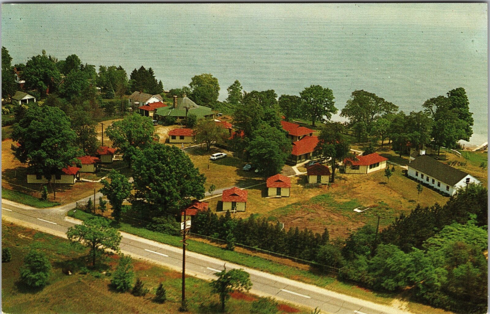 Jeddo MI-Michigan, Beautiful Camp Grace Bentley, Vintage Postcard