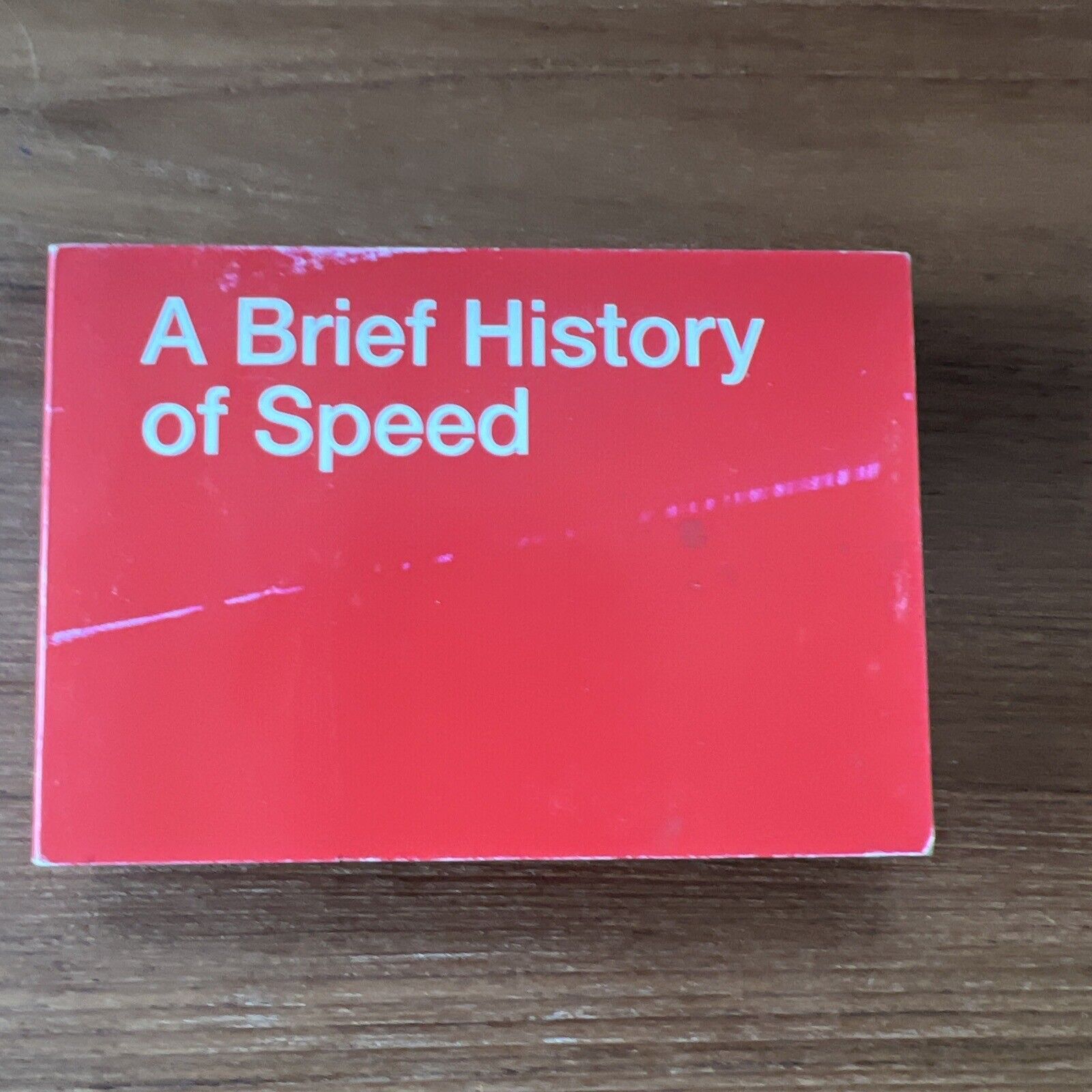 Nike A Brief History of Speed Flip book Genealogy of Speed Exhibition Promo 2004