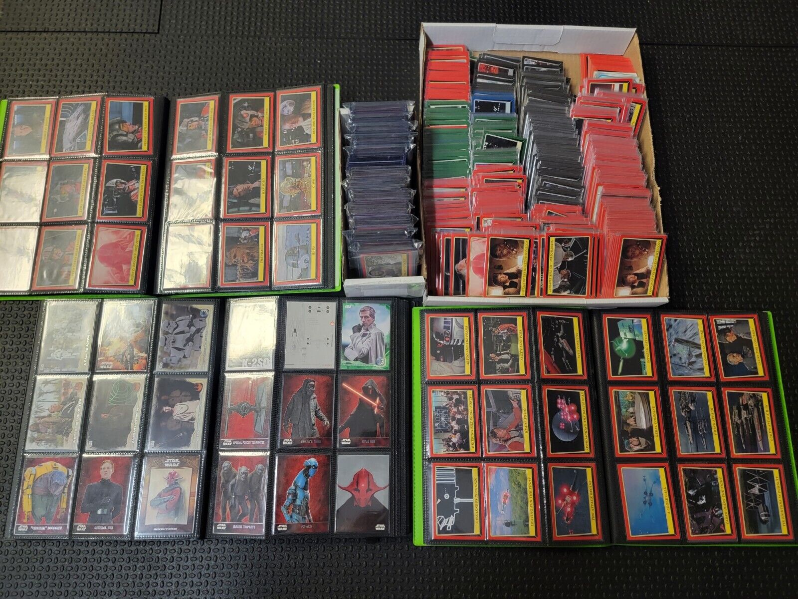 Huge lot - Star Wars Cards99% are MINT - Approx. 3k and 3 Binders Included