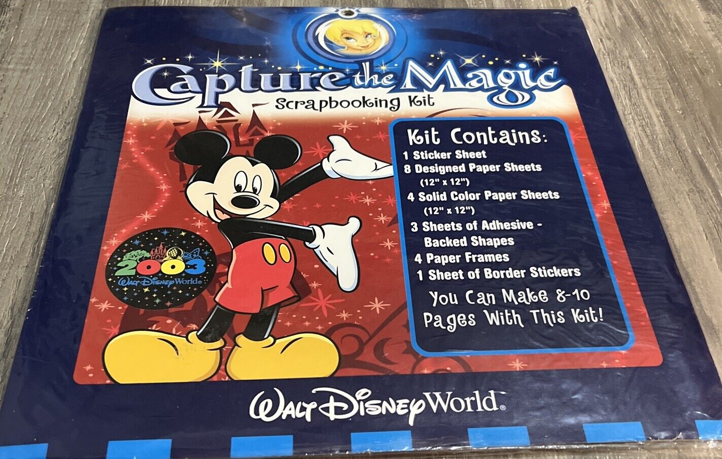 Disney Parks~Walt Disney World  2003  Scrapbook Kit~ NEW