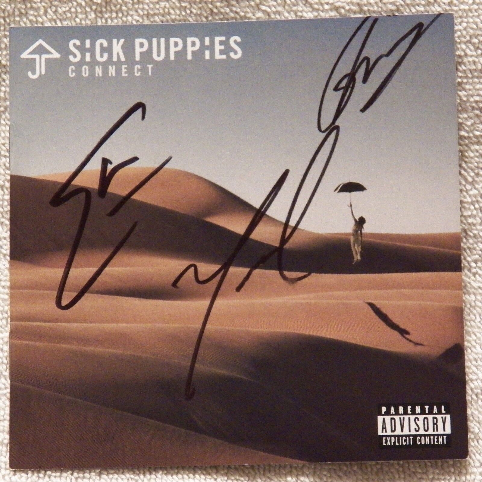 Sick Puppies Connect CD Signed by Shimon Moore Emma Anzai Mark Goodwin Auto