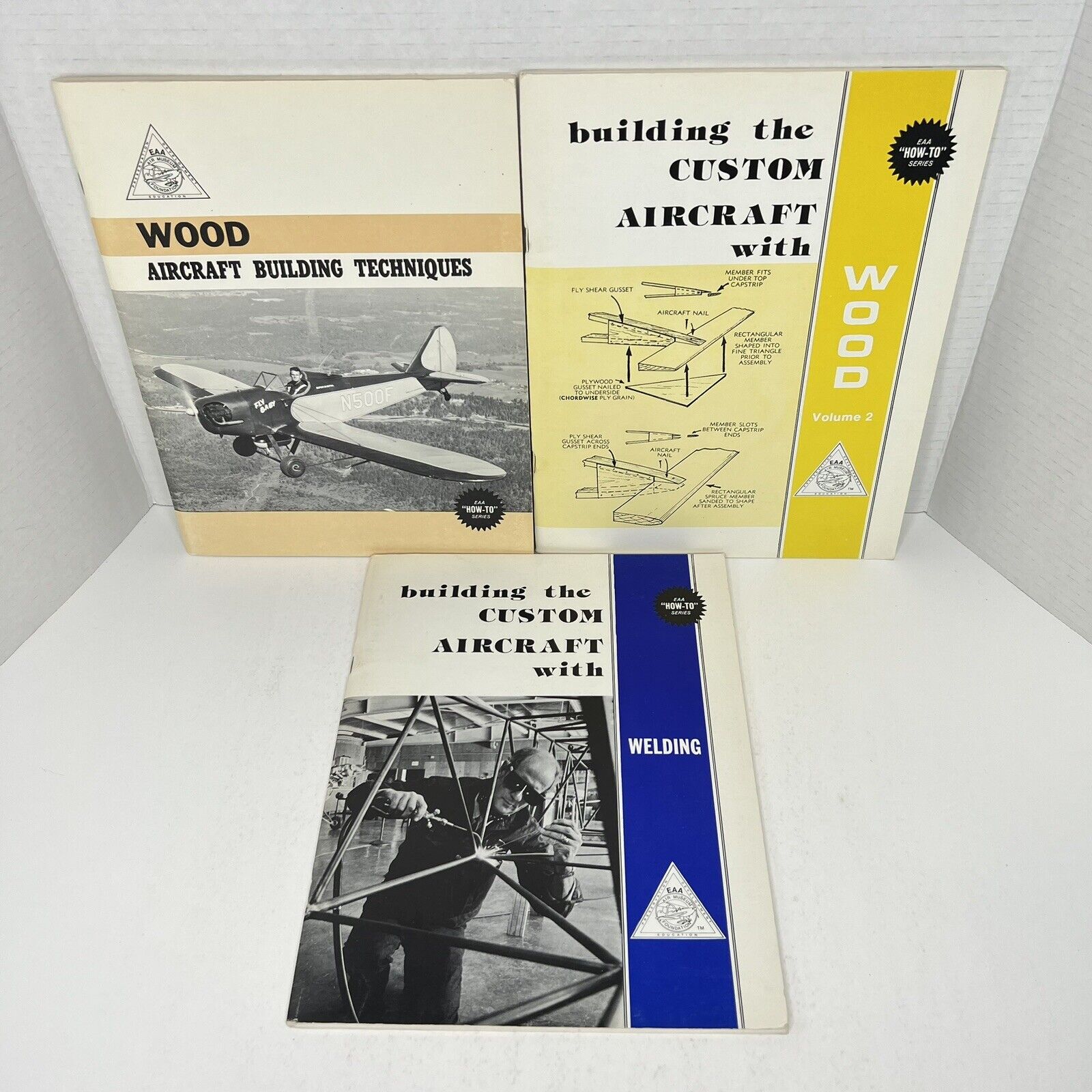(3) EAA HOW TO SERIES: Building the Custom Aircraft with Welding/Wood Vol 1 & 2