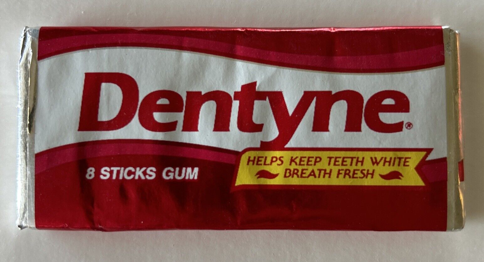 Vintage 1993 Dentyne 8 Sticks Pack Gum