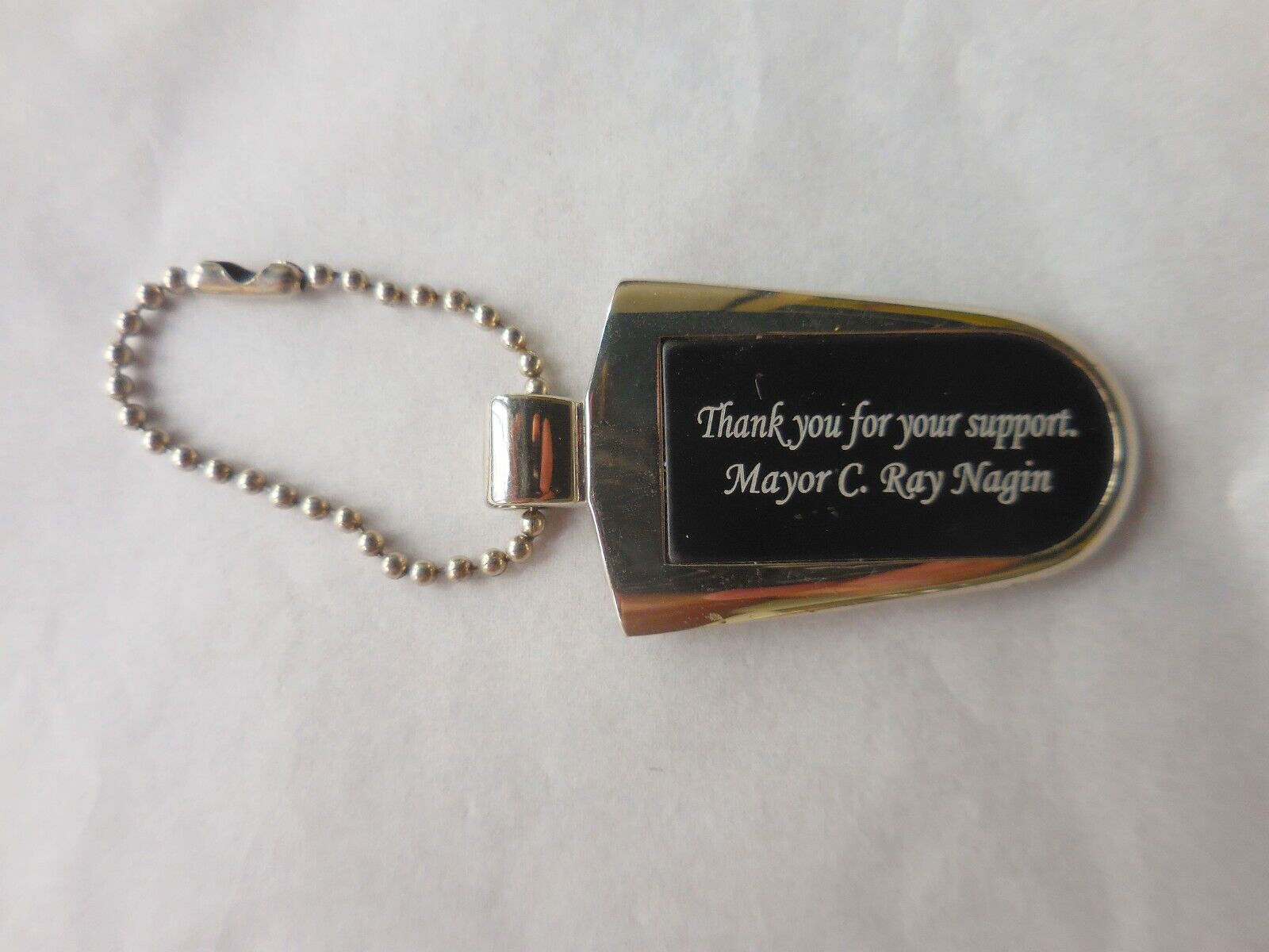 2002 New Orleans Mayor C. Ray Nagin Federal Prisoner Louisiana Luxury Keychain