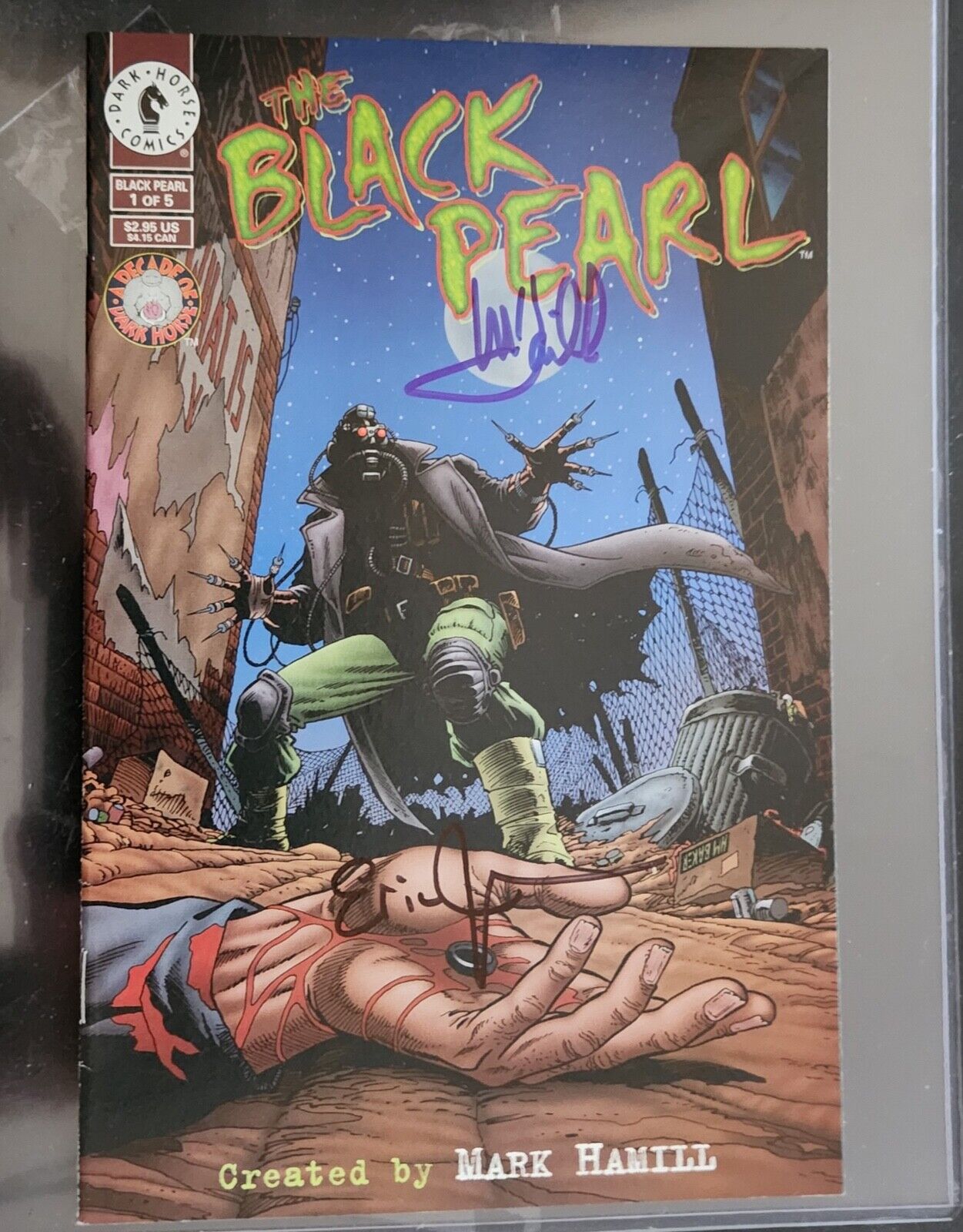 Black Pearl # 1 Comic Signed by Mark Hamill - Luke Skywalker