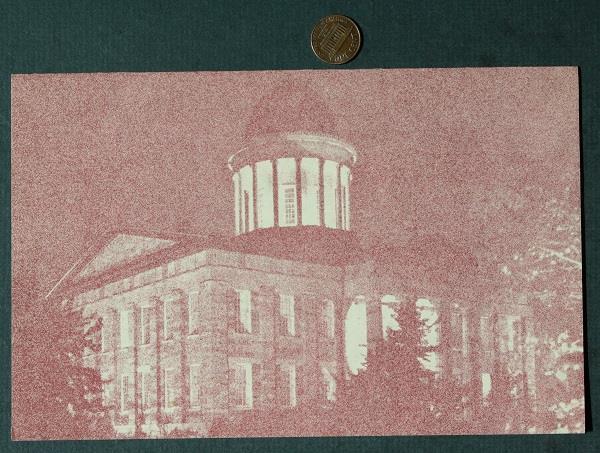 1983 Springfield Illinois 165th Anniversary Old State Capitol at night program--