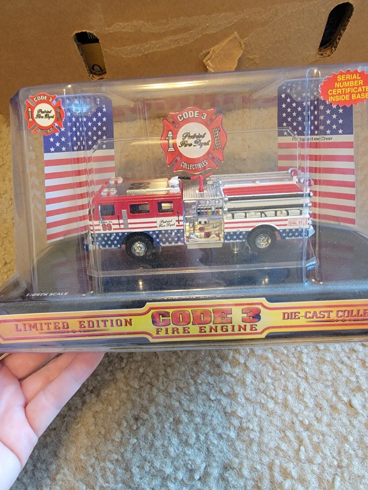 Code 3 Fire Engine Collectible