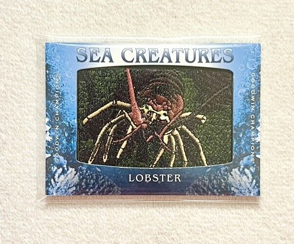 2020 UD Goodwin Champions Sea Creatures Manufactured Patches SC-9 Lobster