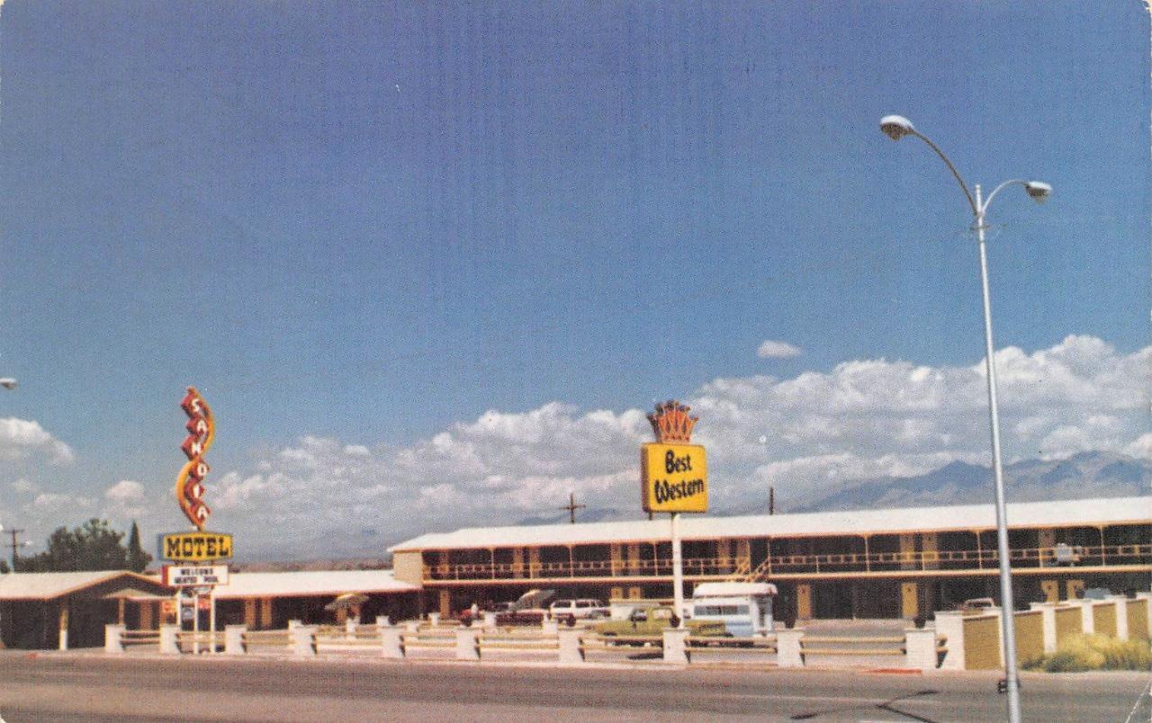 Safford, AZ Arizona  SANDIA MOTEL  Roadside  GRAHAM COUNTY  Vintage Postcard