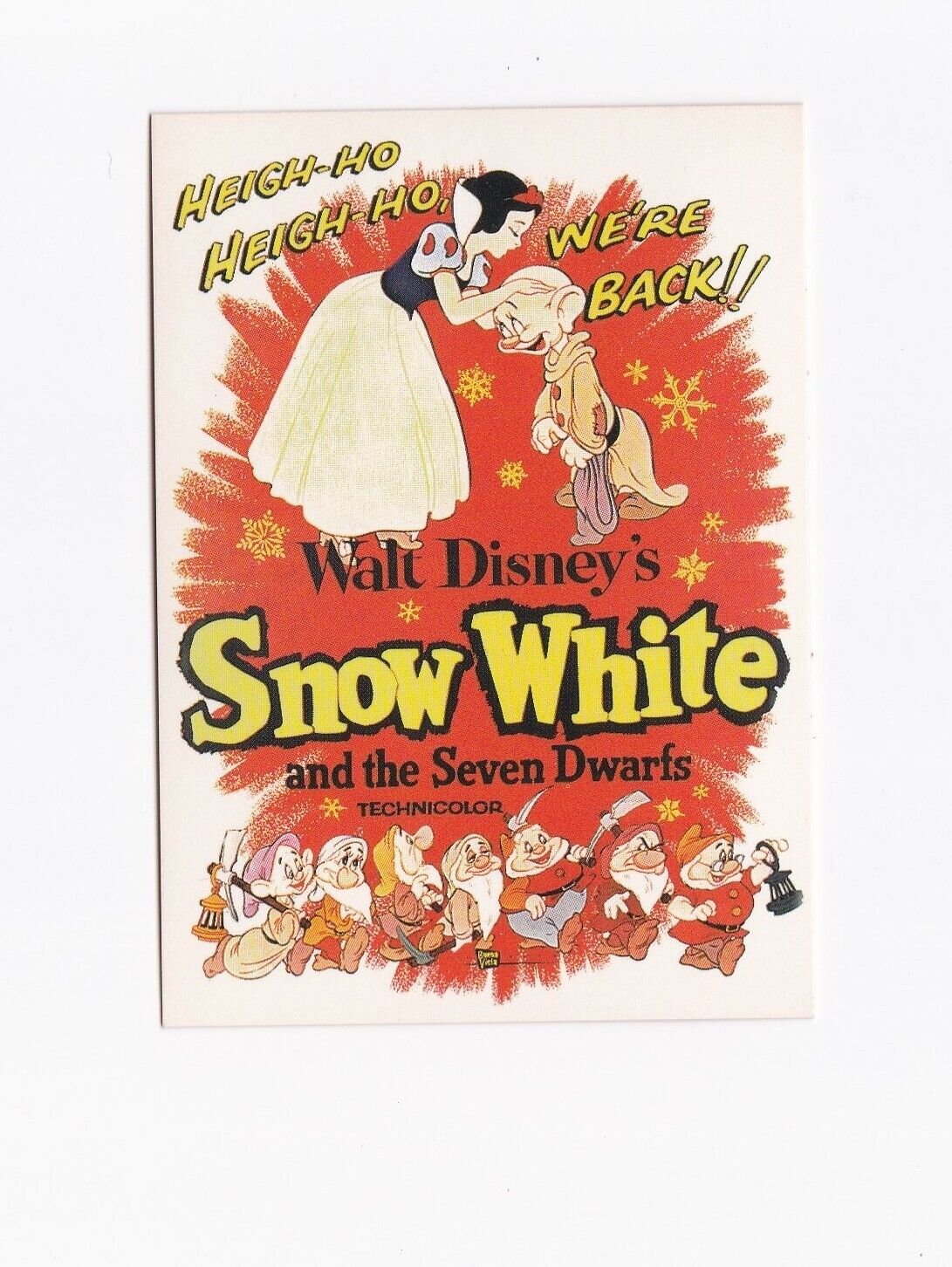 1993 Skybox Snow White and the 7 Dwarfs #65 - 1958