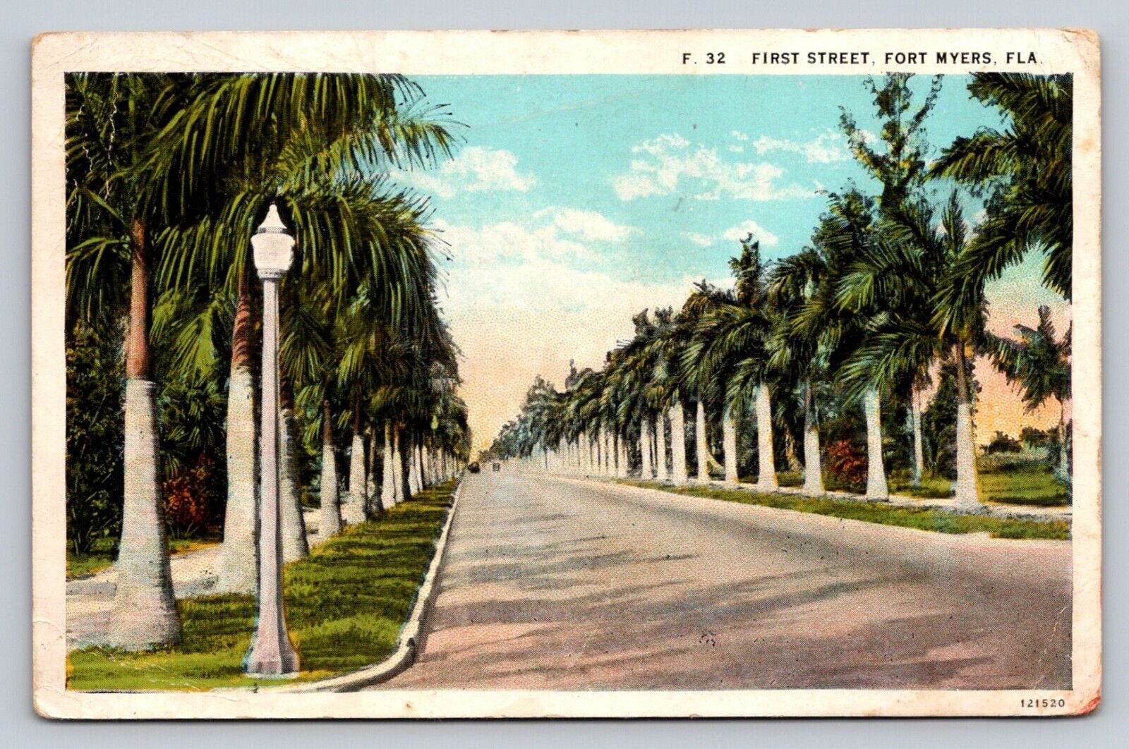 c1920 First Street Fort Myers Florida P52A
