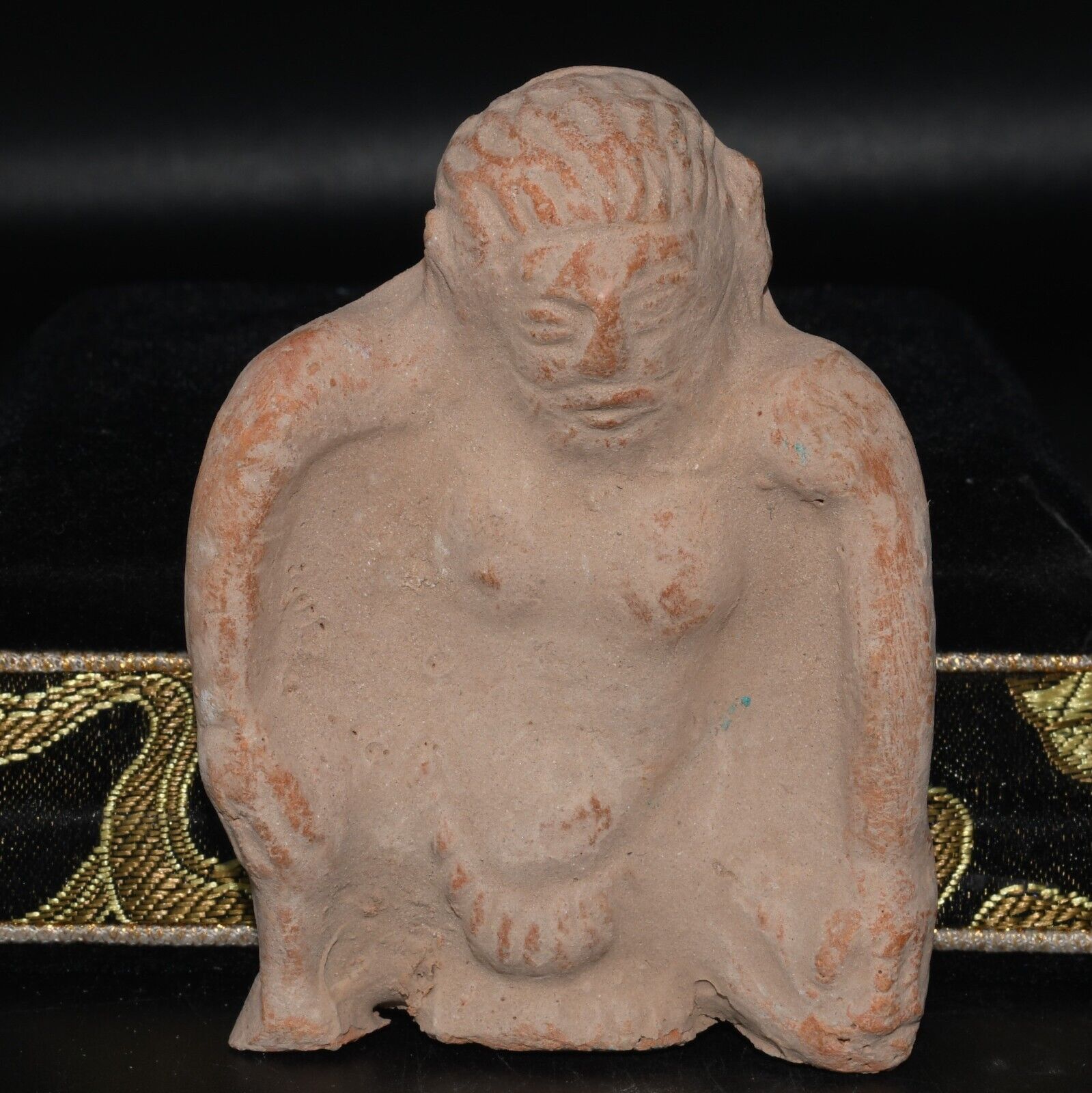 Large Ancient Greek Terracotta Figurine Plaque Circa 6th - 4th Century BCE