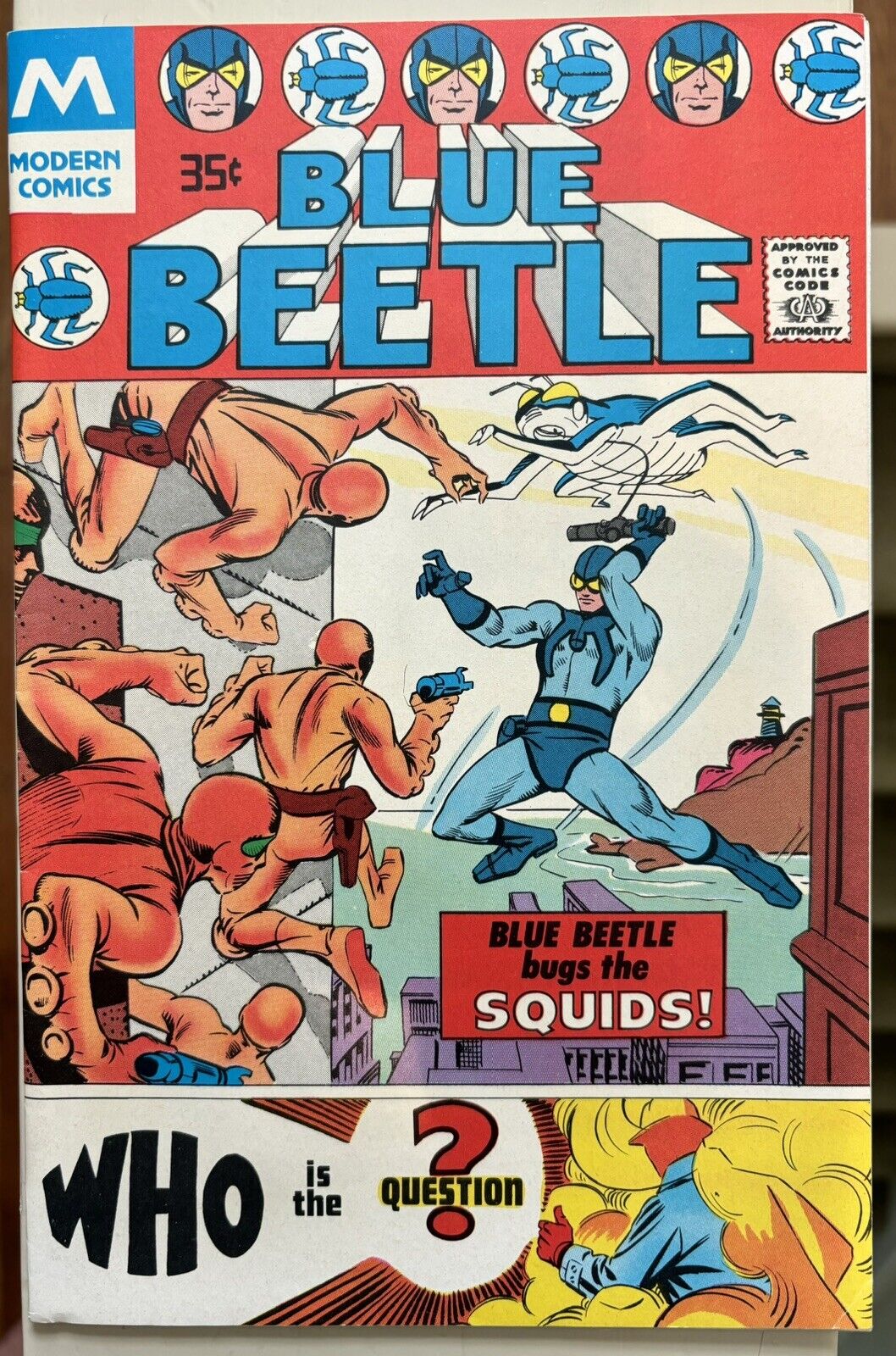 BLUE BEETLE #1 1977 1ST. APPEARANCE THE QUESTION MODERN COMICS.