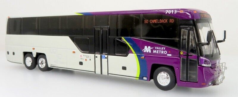 Iconic Replicas 1:87 MCI D45 CRT LE Coach: Phoenix - Vally Metro Transit System