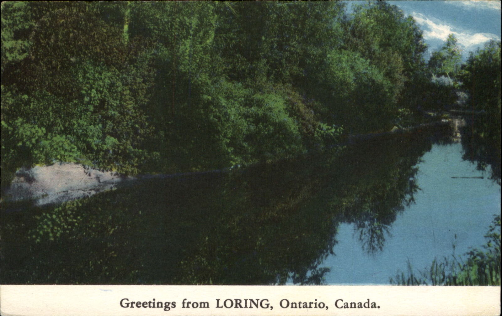 Greetings from Loring Ontario Canada ~ to BLANCHE SARGENT Walla Walla WA