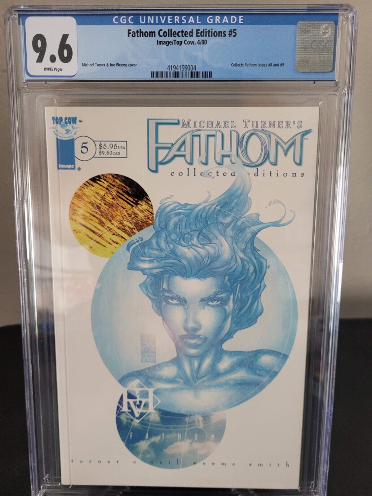 FATHOM COLLECTED EDITION #5 CGC 9.6 GRADED 2000 MICHAEL TURNER COVER & ART
