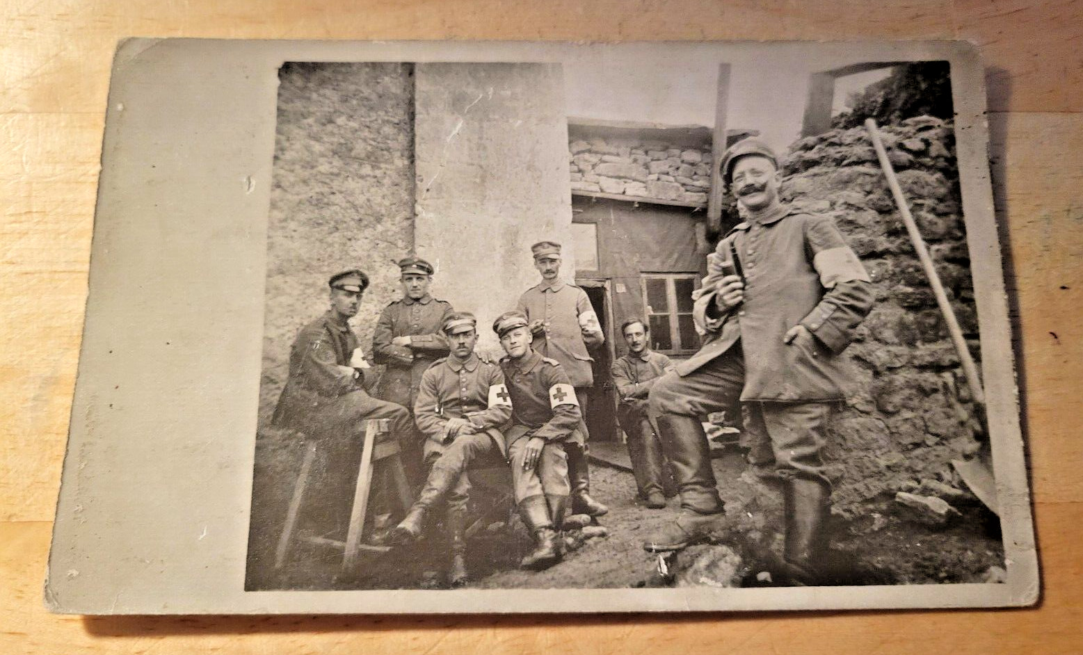 Postcard WW1 German Soldiers Medics June 1917