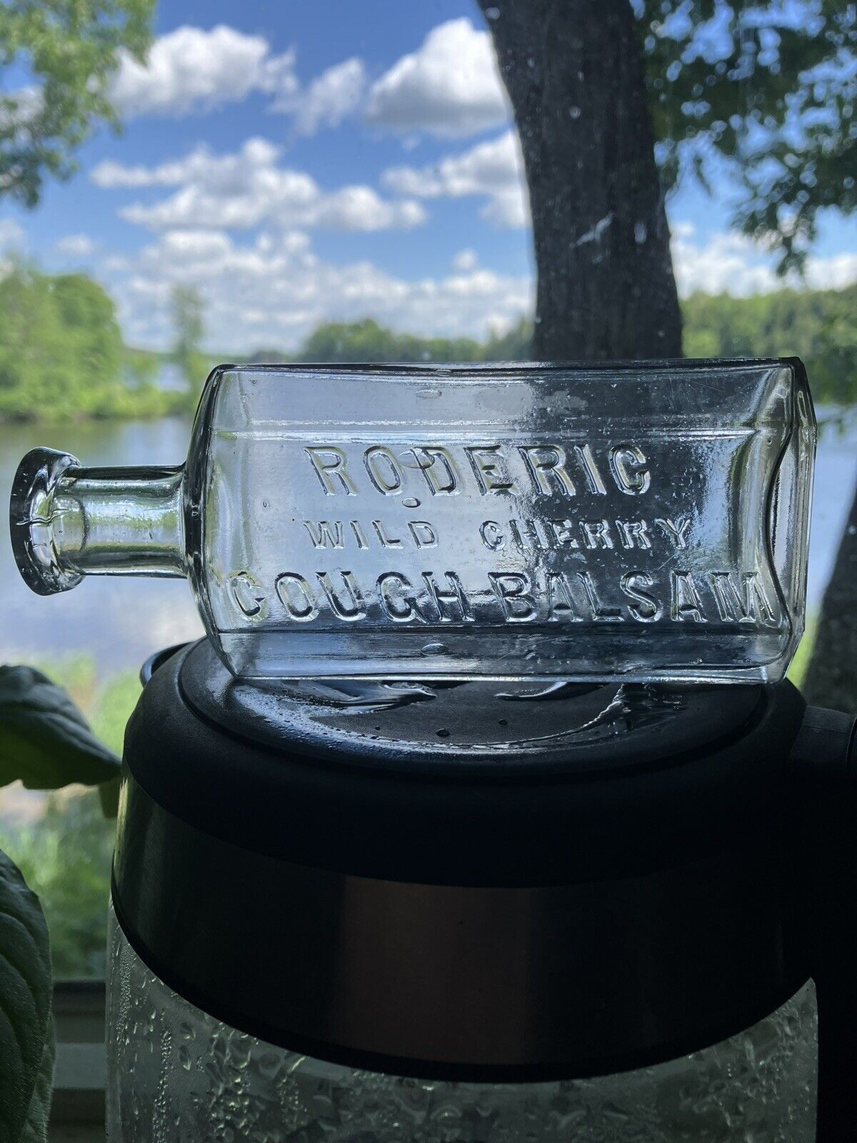 Roderic Wild Cherry Cough Balsam - Vintage Maine Medicine Bottle