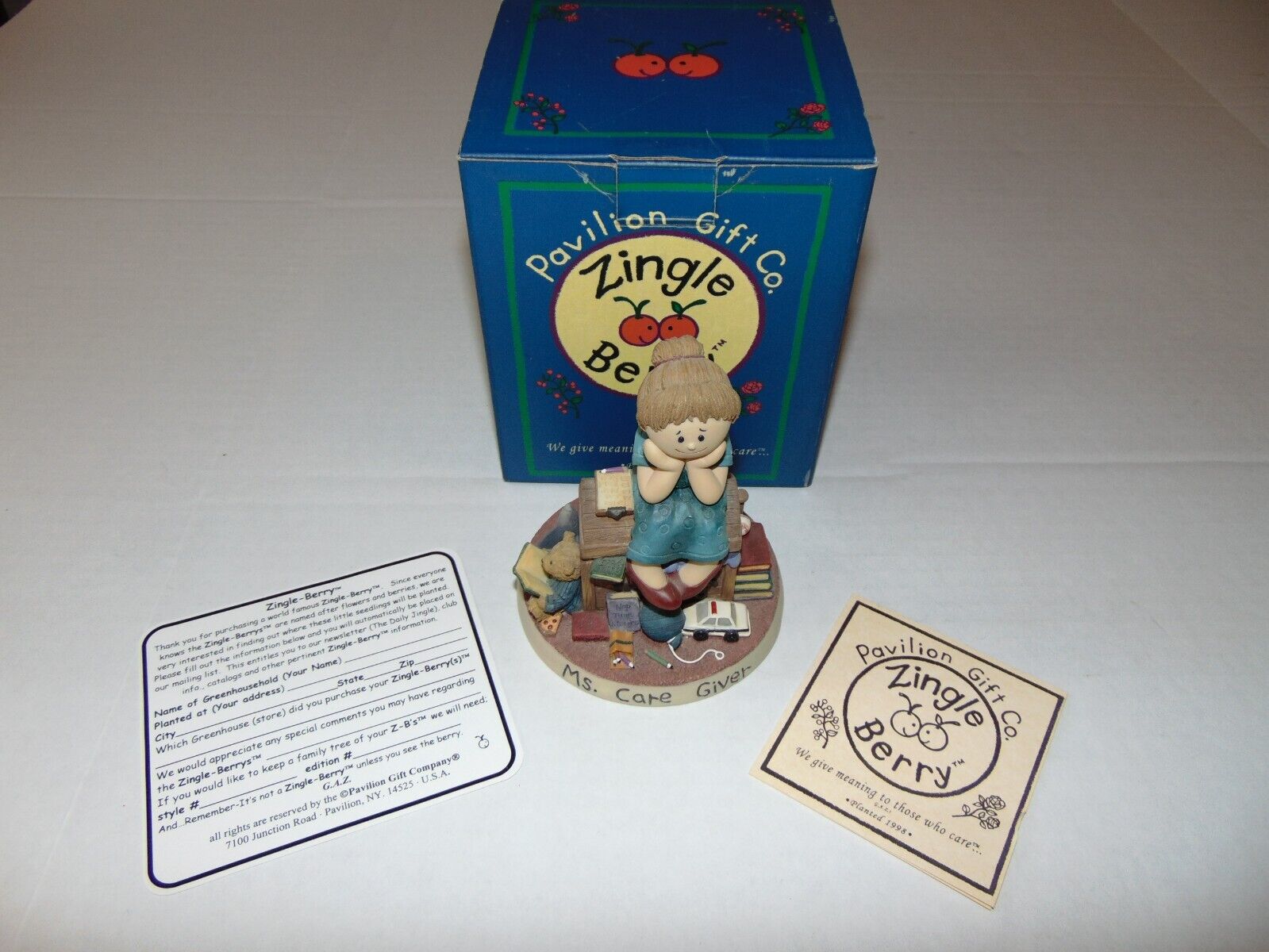 Vintage Zingle Berry Ms Care Giver #1046 with box