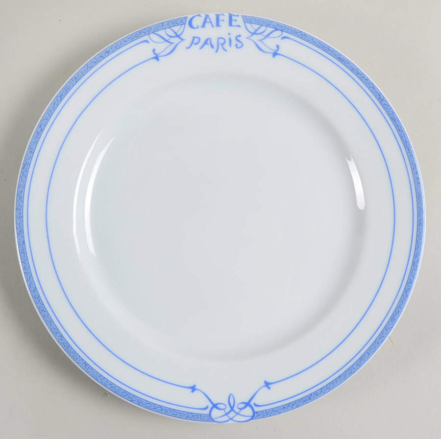 Bernardaud Cafe Paris Blue Salad Plate 918648