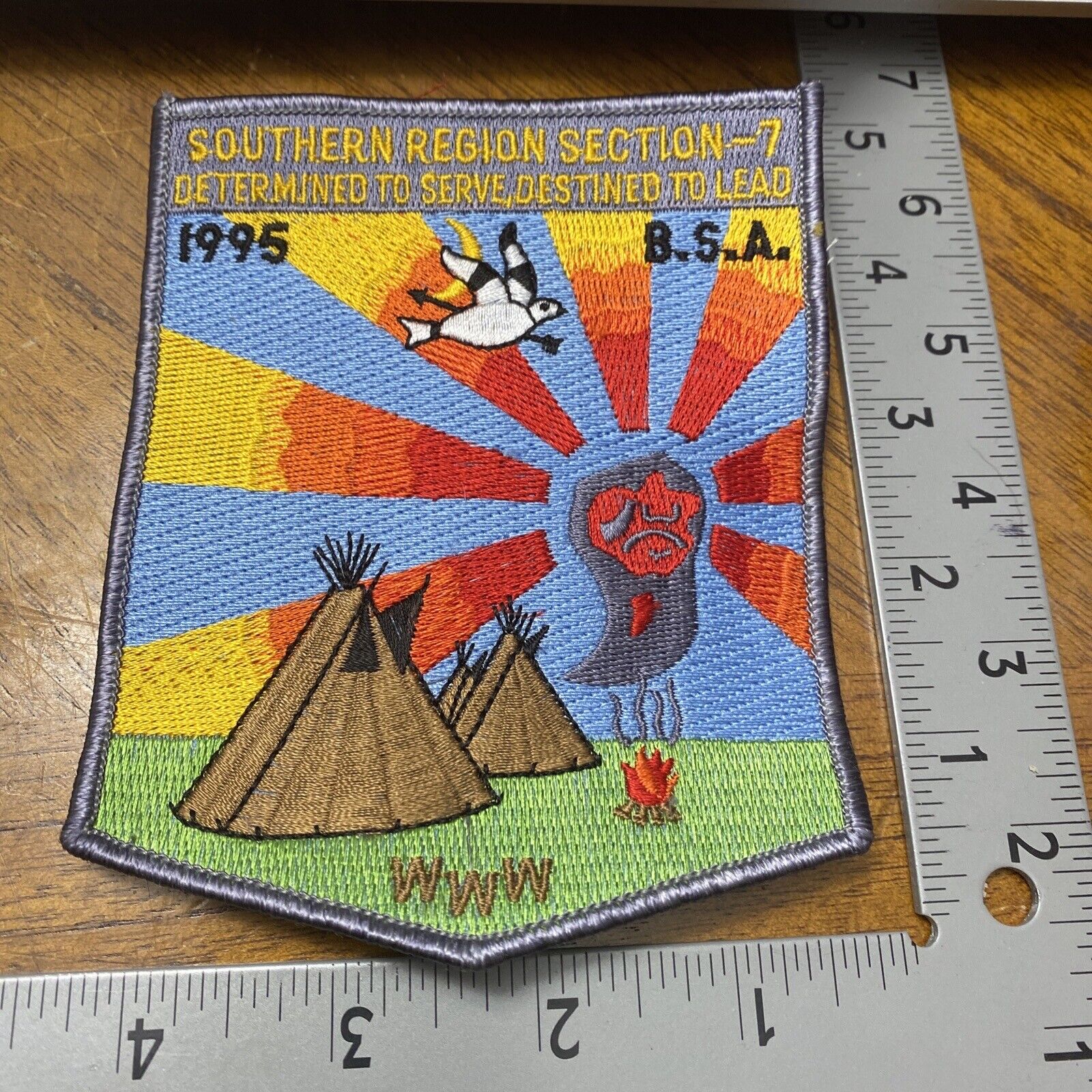 1995 Southern Region Section 7 SR-7 Conclave OA Order of the Arrow 38E-1004V