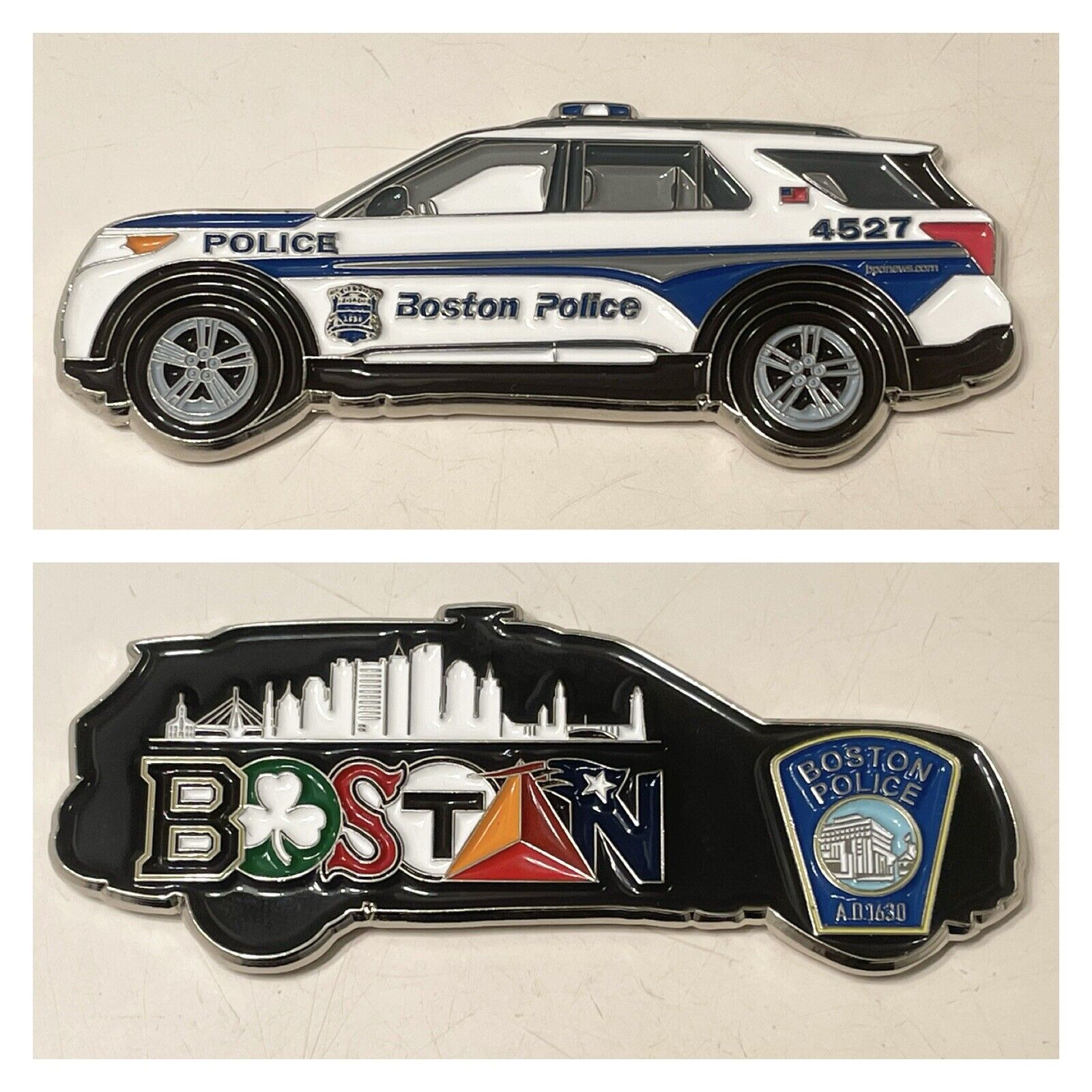 Boston Police Cruiser Sports Coin