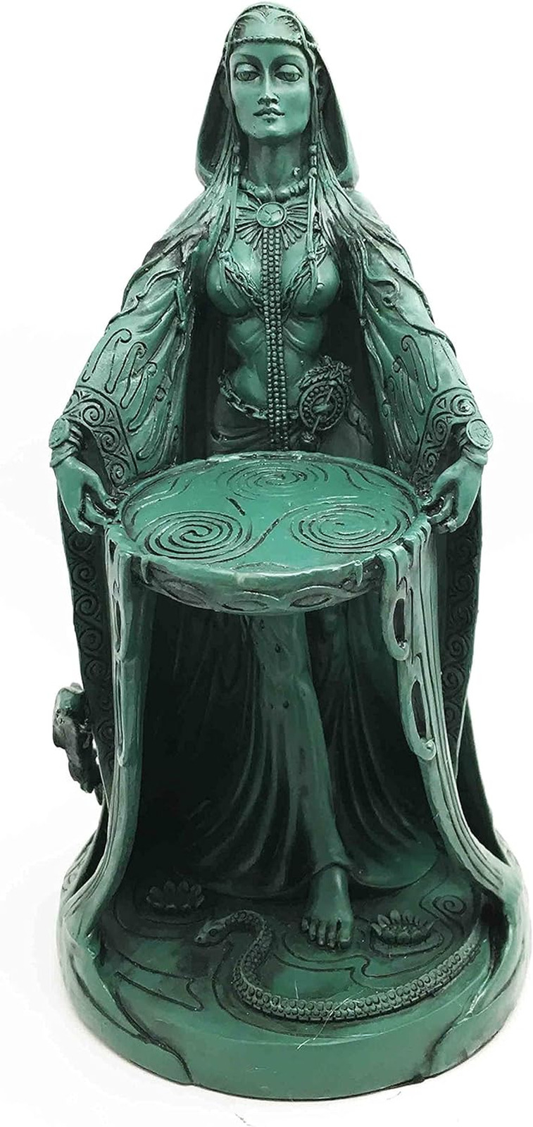 Irish Triple Goddess Danu Figurine Don Divine Feminine Source Wisdom Wealth Stre