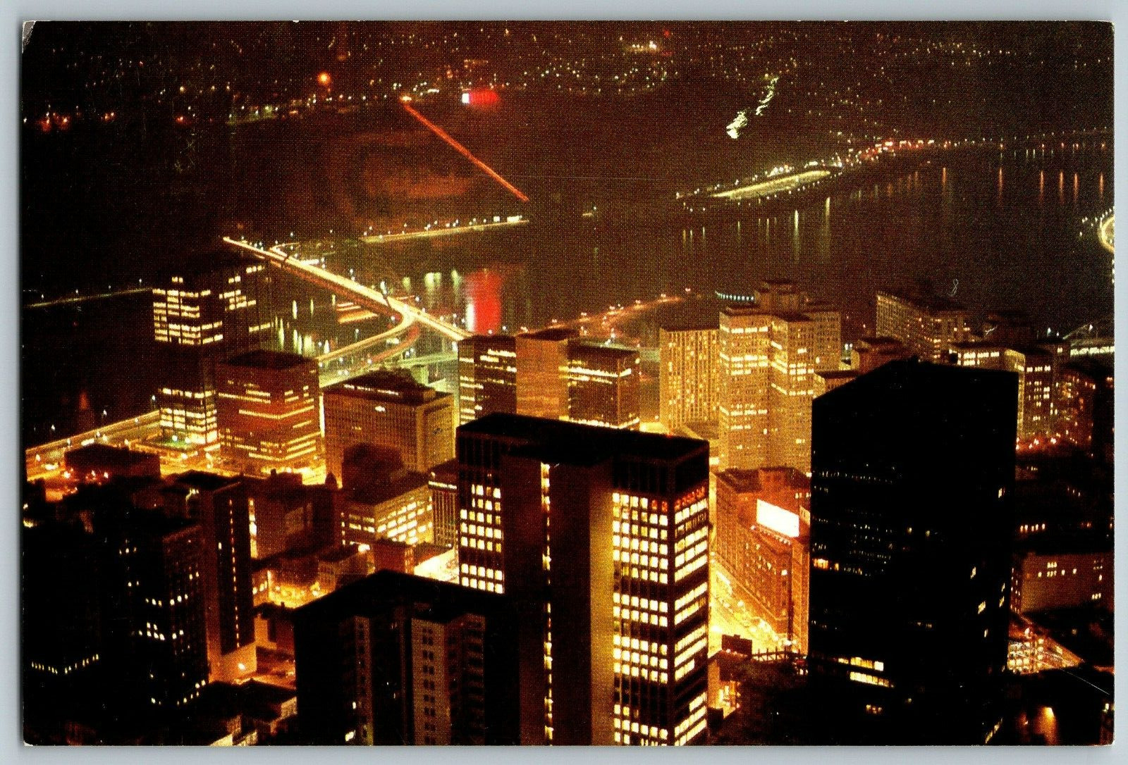 Pittsburgh, Pennsylvania - Spectacular View of Downtown - Vintage Postcard 4x6