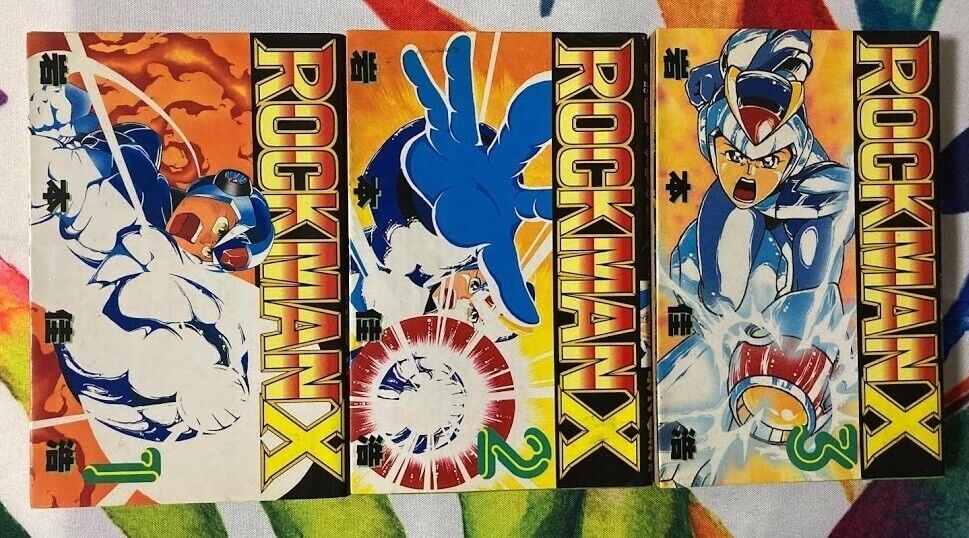 Rockman X Volume 1-3 Set Comic Manga Japan Kodansha Yoshihiro Iwamoto