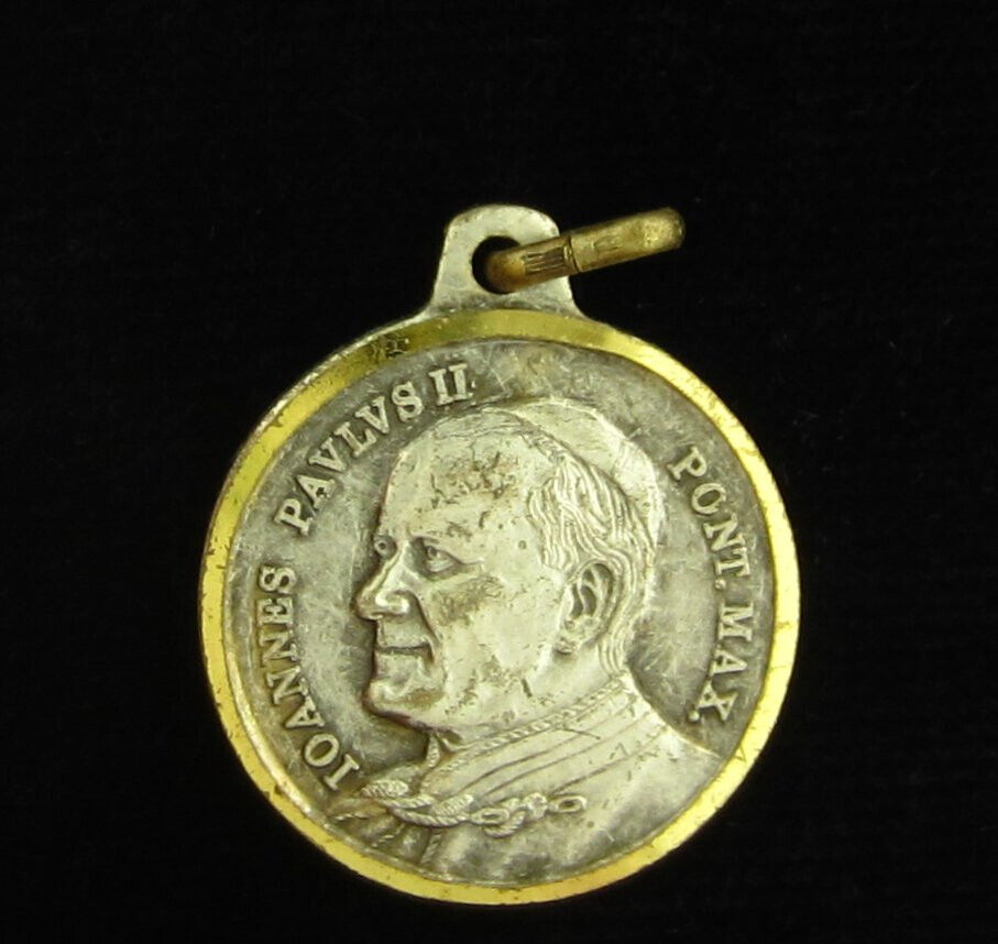 Vintage Pope John Paul II Medal Religious Holy Catholic
