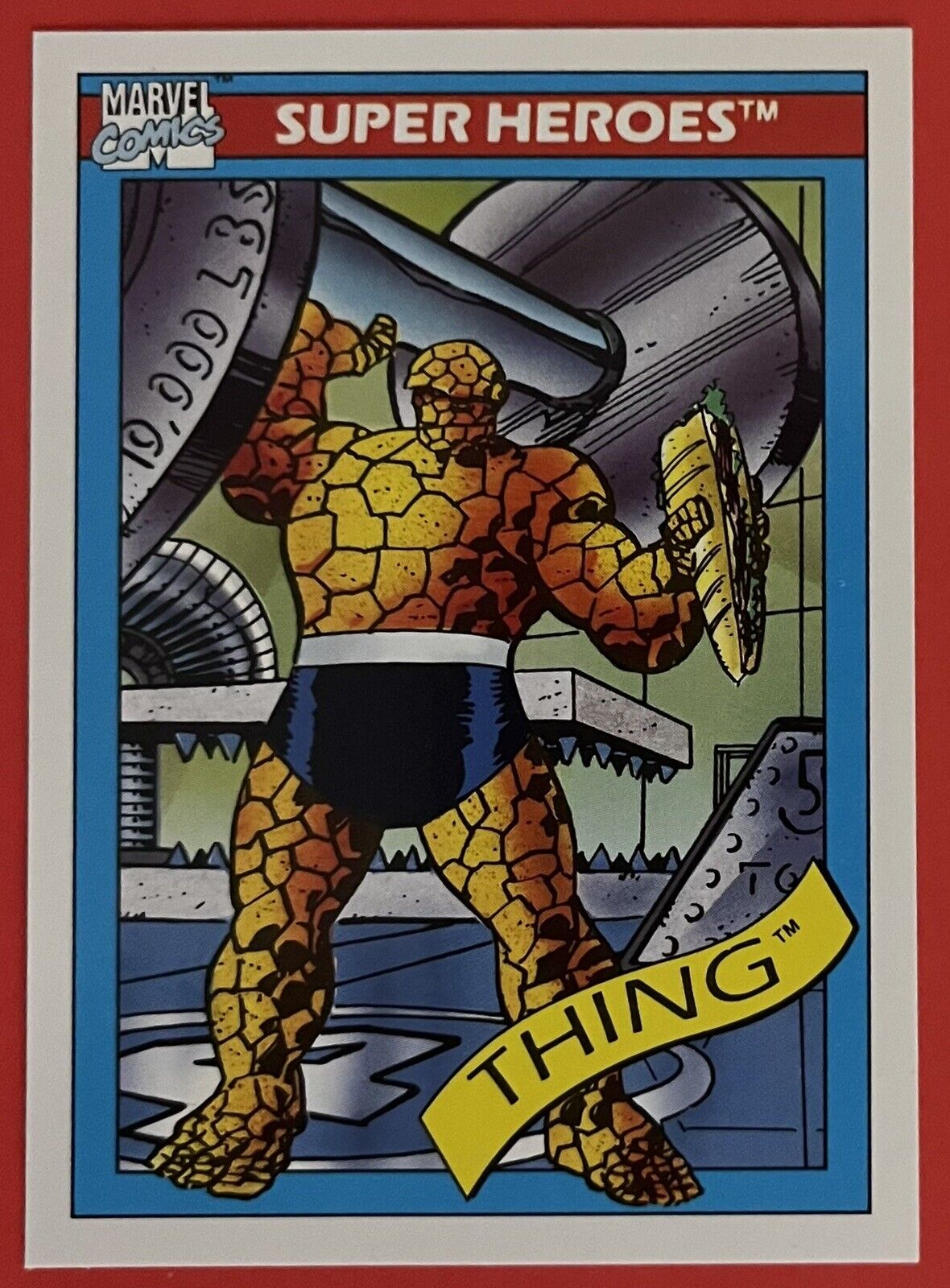 1990 Marvel Universe - The Thing #6, GEM MINT