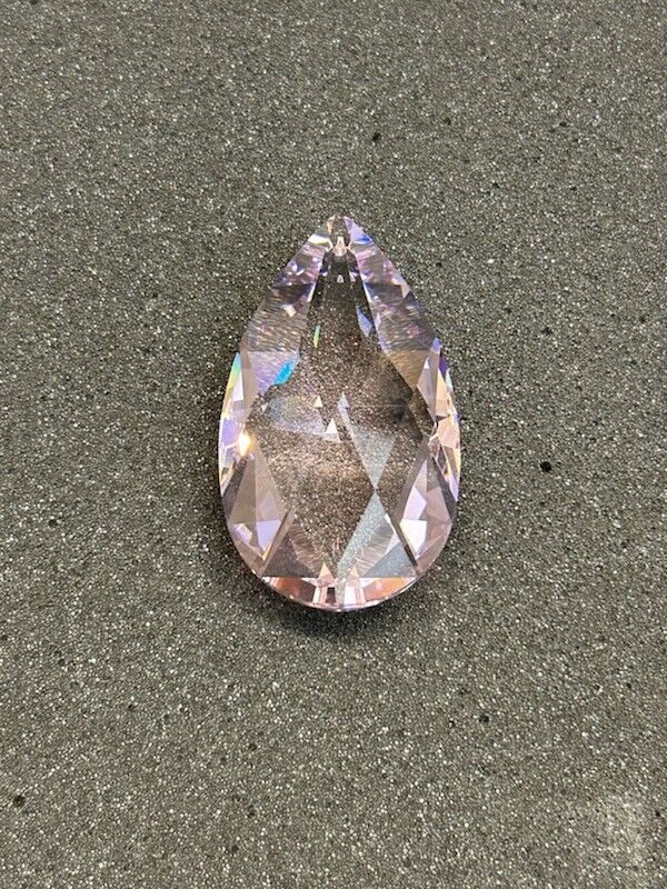 Swarovski Crystal: Strass 8721 series 63mm Crystal Almond Rosaline Color Effect