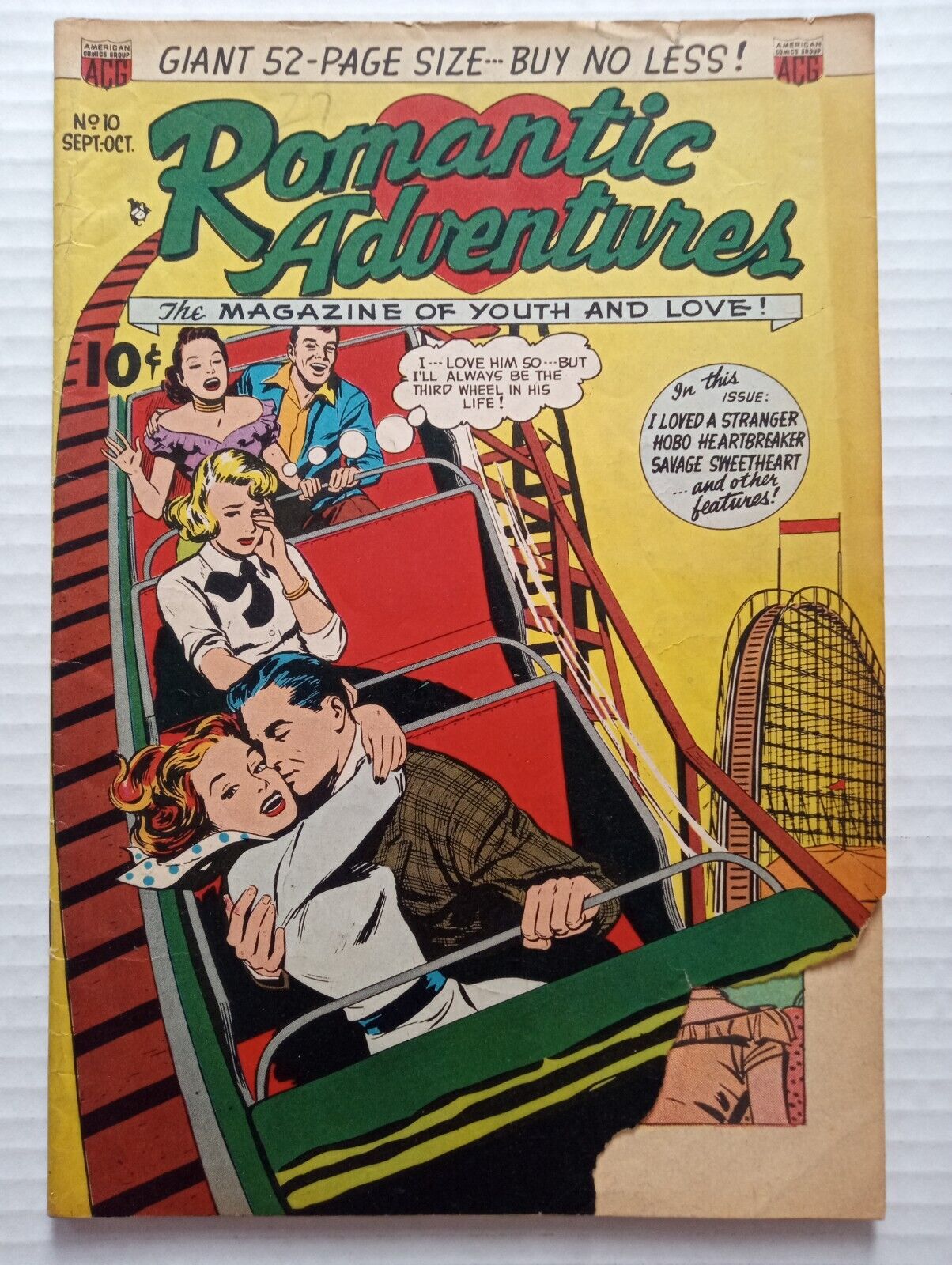 ACG Romantic Adventures #10 Golden Age 1950 Comic Book