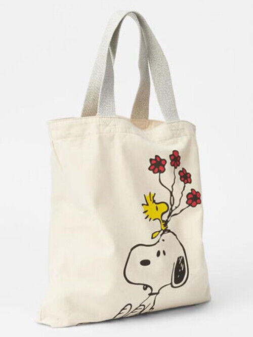 GAP Snoopy Peanuts canvas tote bag