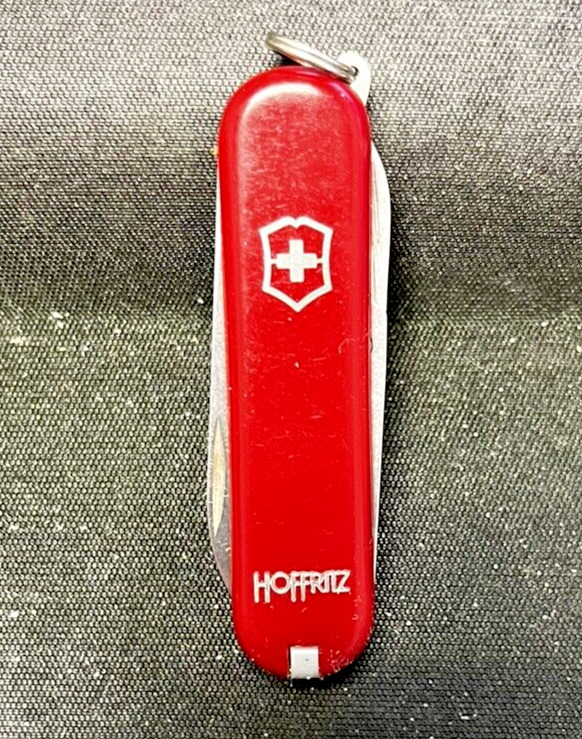 Vintage Victorinox Hoffritz Swiss Army Knife w/ toothpick, tweezer, Sheath