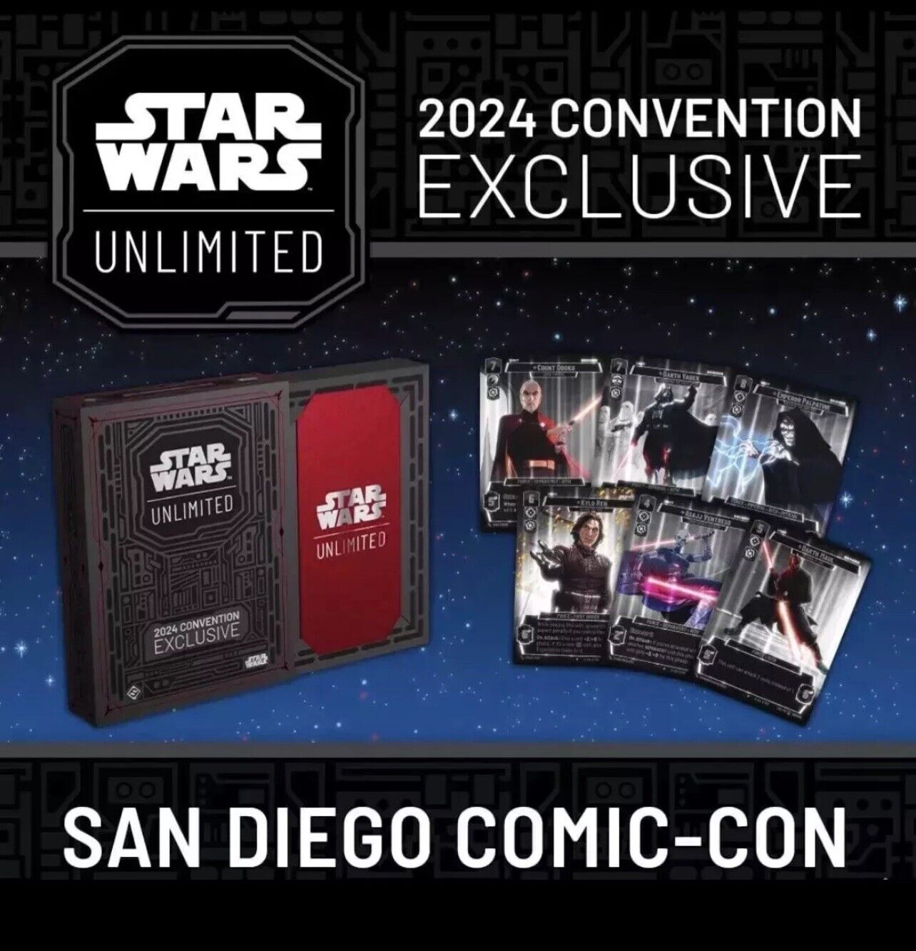 SDCC 2024 STAR WARS UNLIMITED CONVENTION EXCLUSIVE PACK