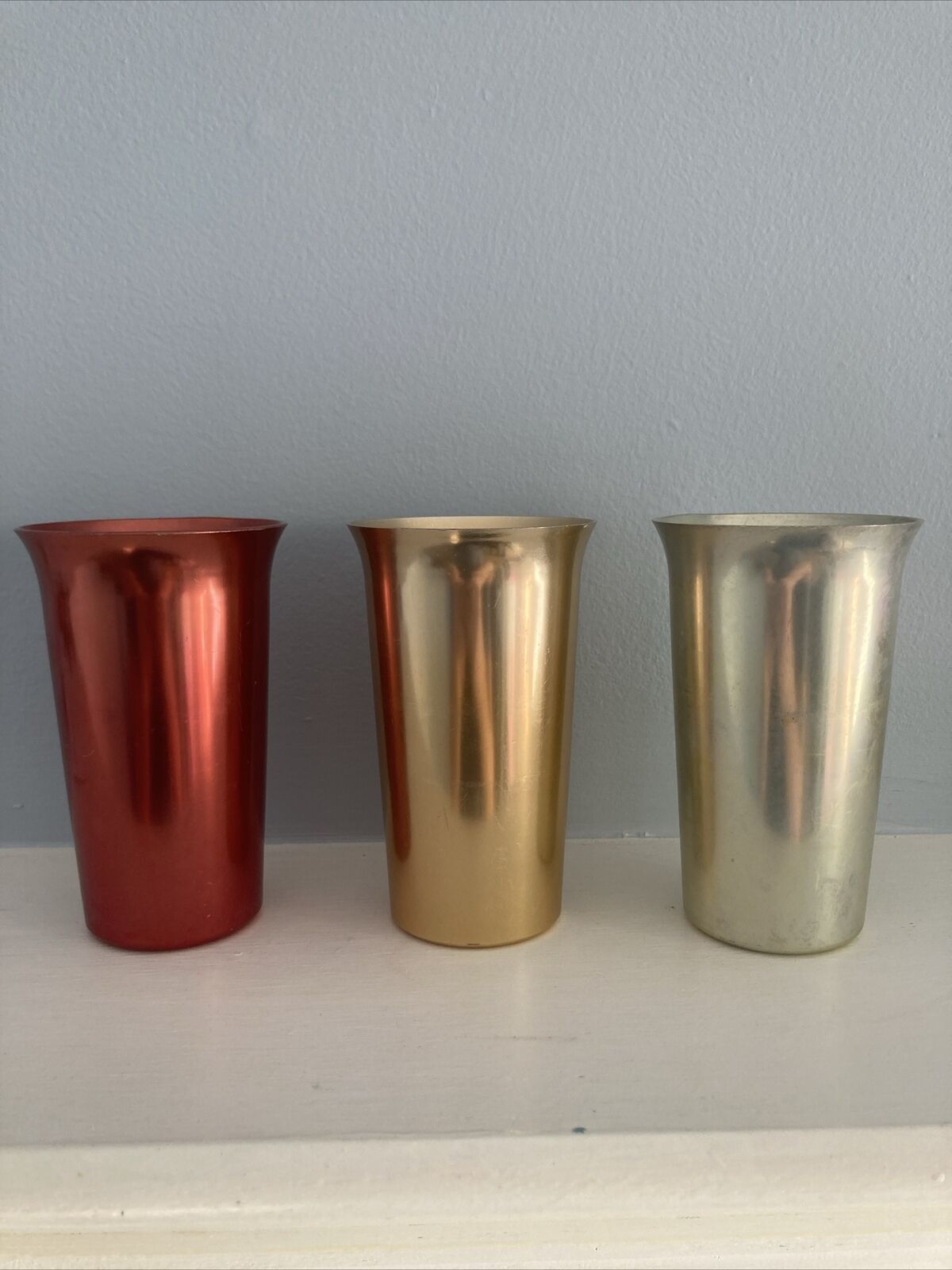 3 West End Vintage Cups (5 Inches Tall) Made in USA