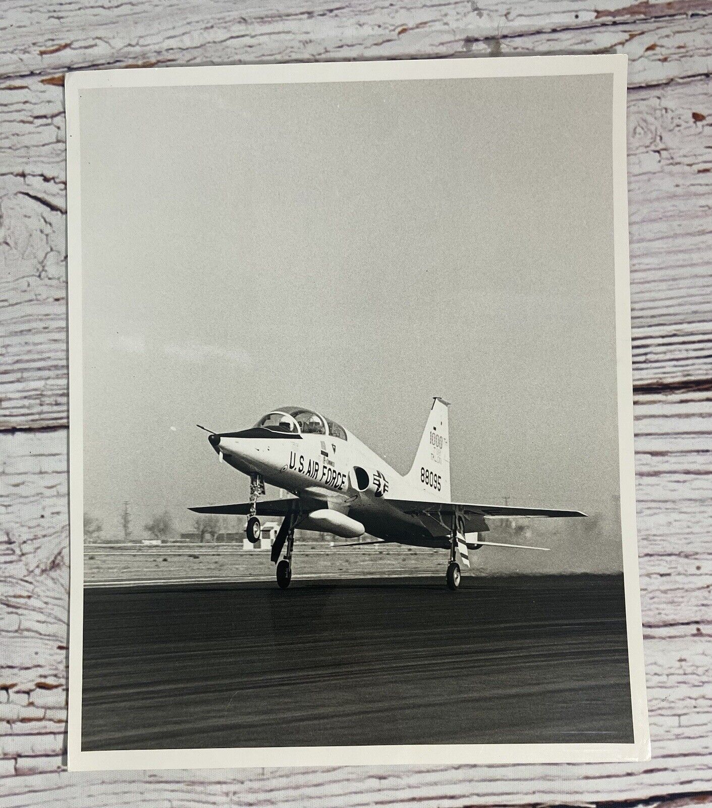 U.S.A.F. Northrop T -38 Talon Public Relations Black & White Press Photo 8”x10”