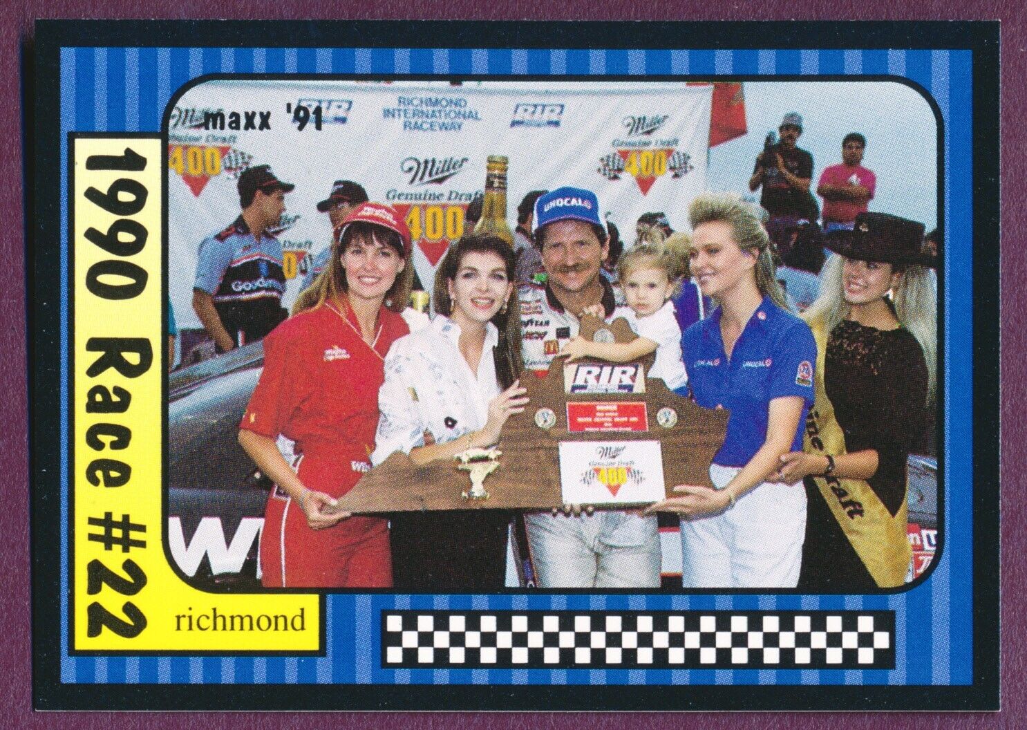 RIP Dale Earnhardt Sr 1991 Maxx Collection Race #22 #192/240 MINT NASCAR GOAT💙