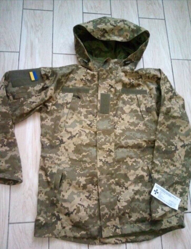 Ukrainian Genuine Winter Combat Jacket Army Tactical Uniform Camouflage Size M