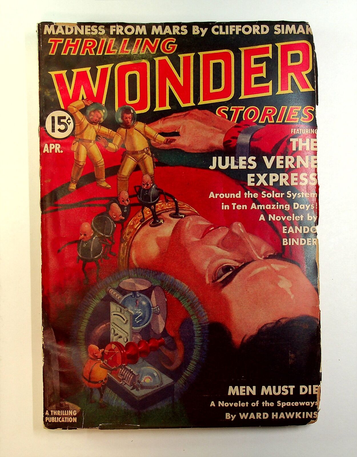 Thrilling Wonder Stories Pulp Apr 1939 Vol. 13 #2 VG- 3.5