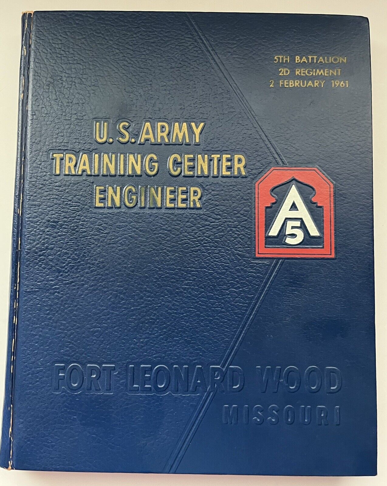 U.S. Army Training Center Engineer Ft Leonard 5th Batallion 2D Regiment 2/2/61
