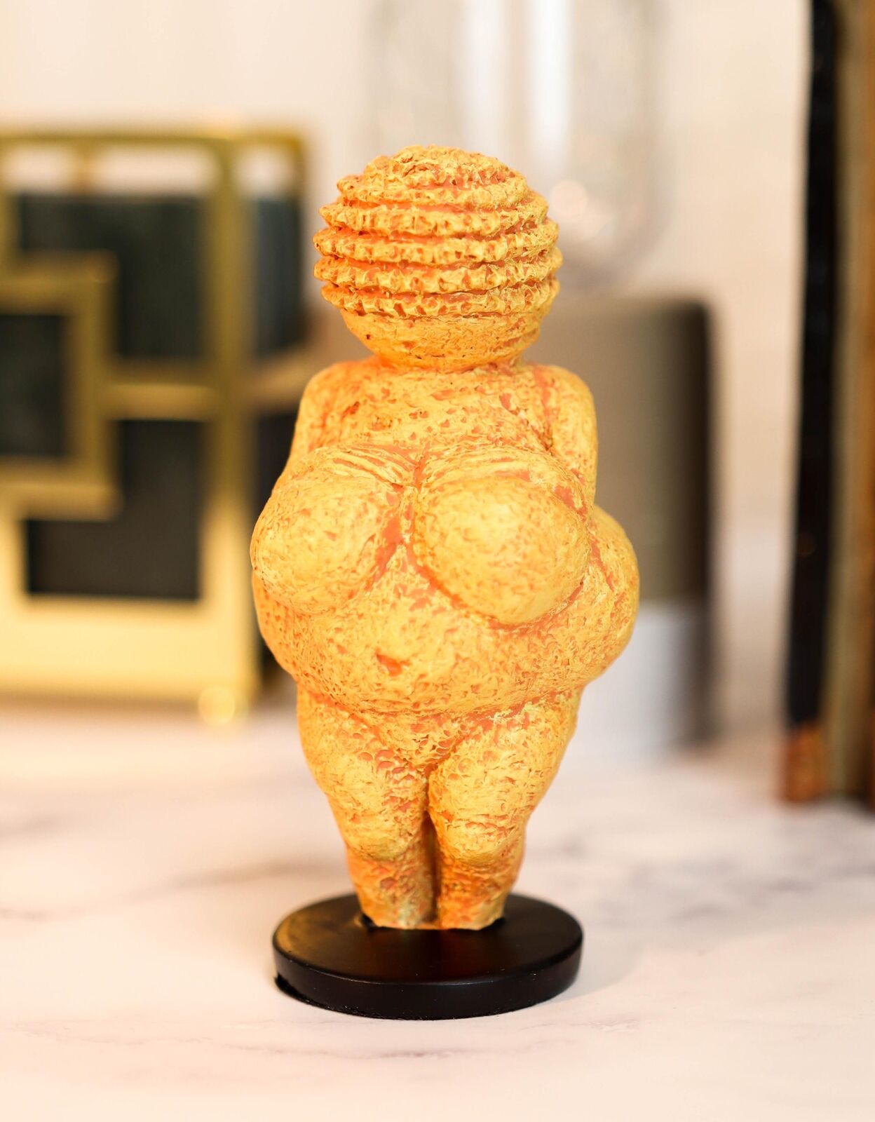 Greek Goddess Venus of Willendorf Reproduction Paleolithic Age Mini Figurine