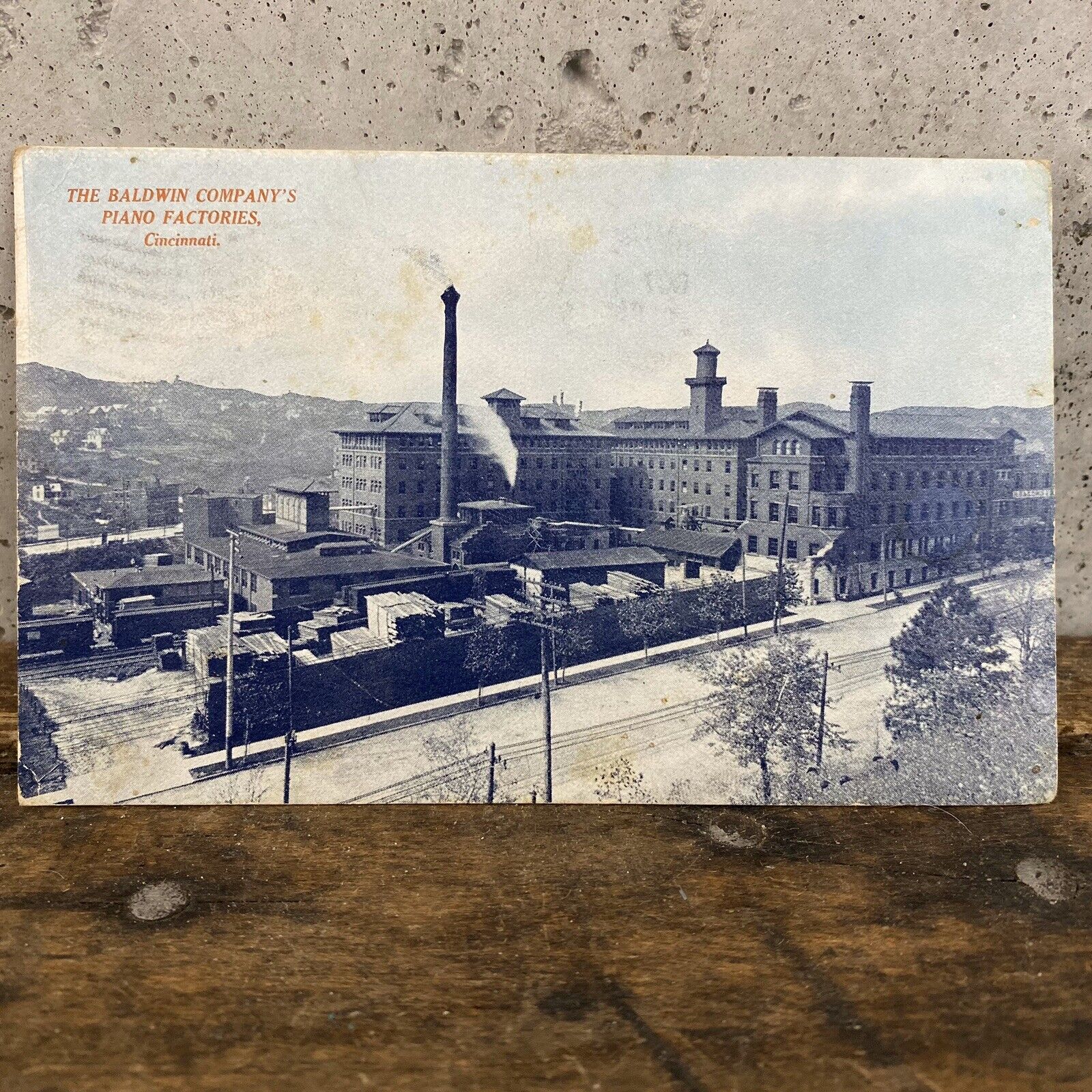 RPPC Baldwin Piano Cincinnati Postcard 1907 Retsloff Mankato MN Winnebago