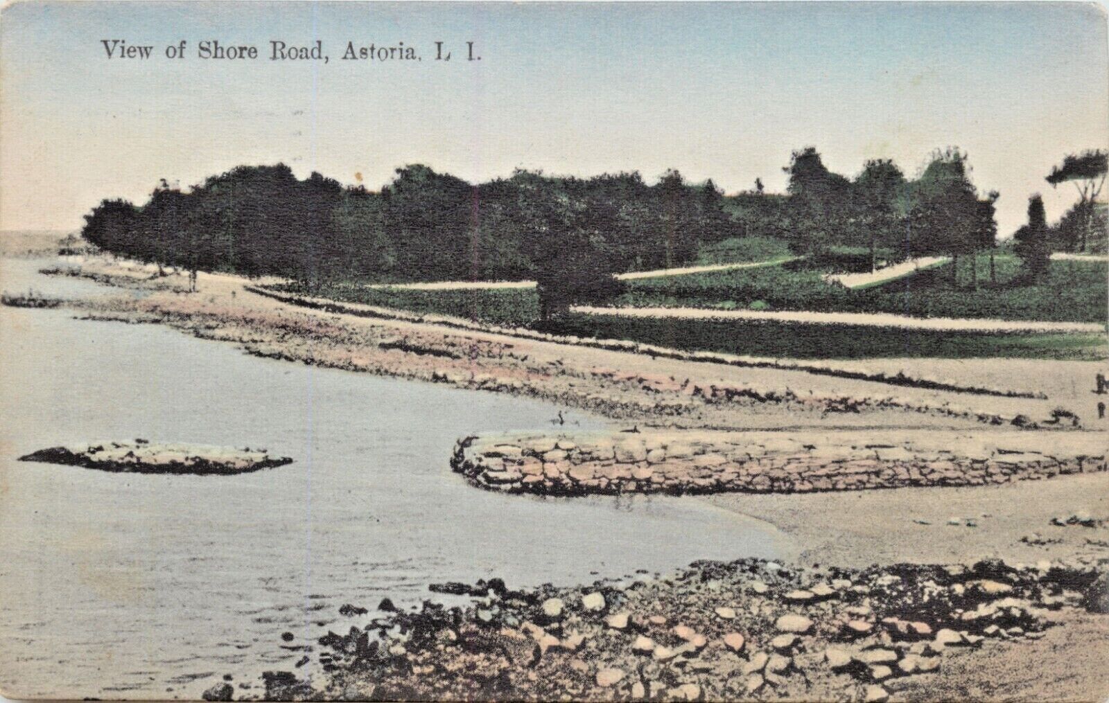 A View Of Shore Road, Astoria, Queens, New York City NY 1910