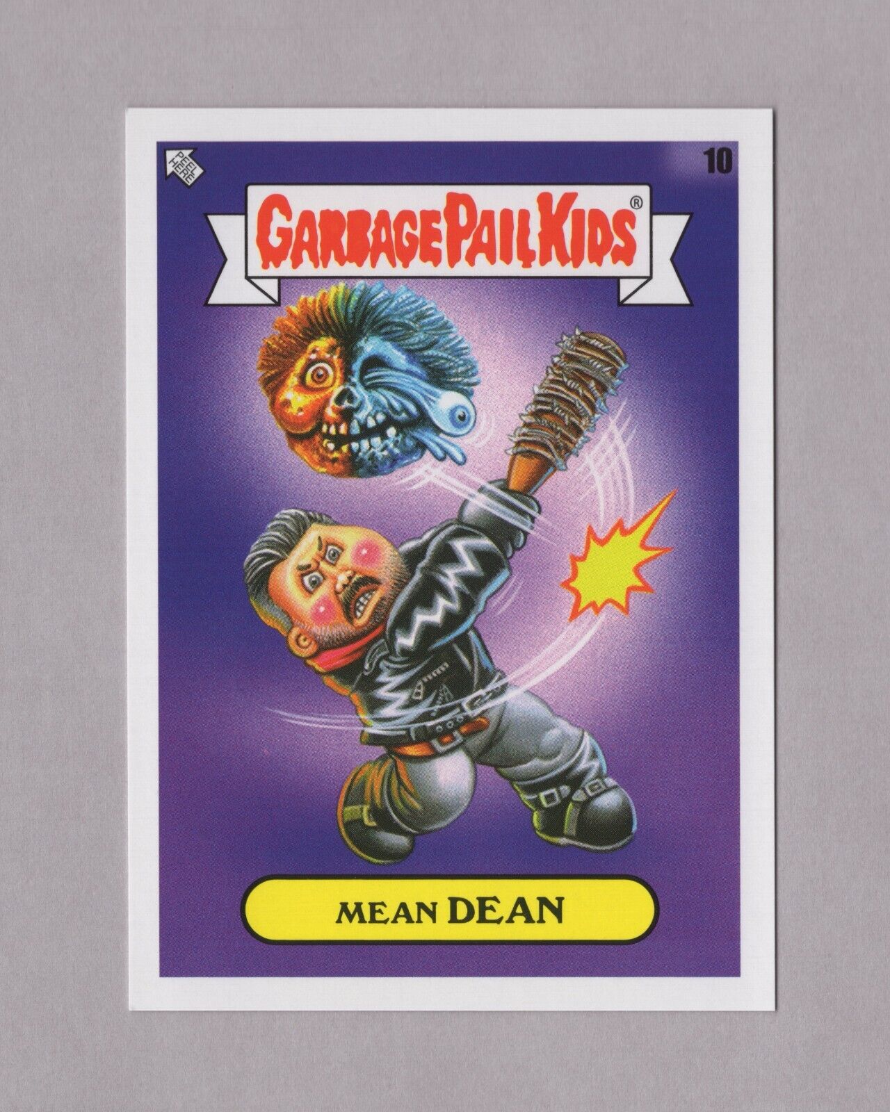2022 Topps Garbage Pail Kids GPK Book Worms Gross Adaptations Mean Dean #10